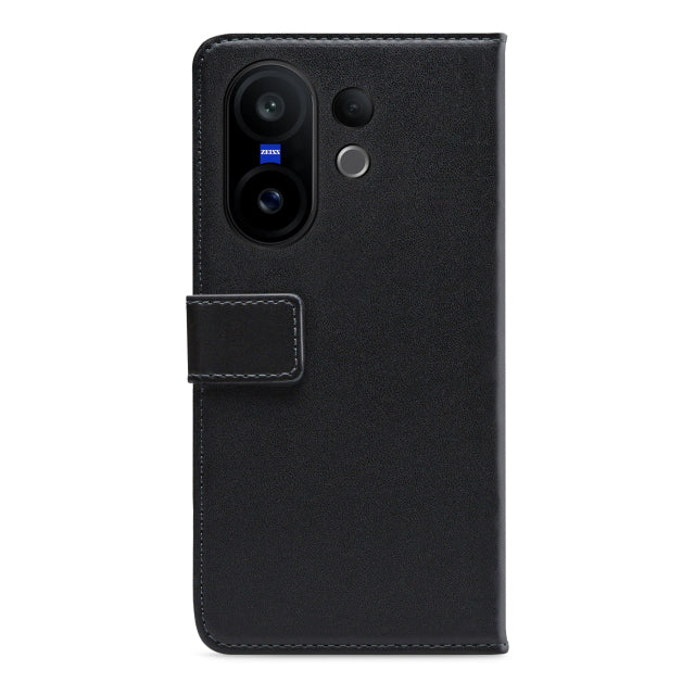 Mobilize Classic Gelly Wallet Book Case Vivo X200 FE Schwarz