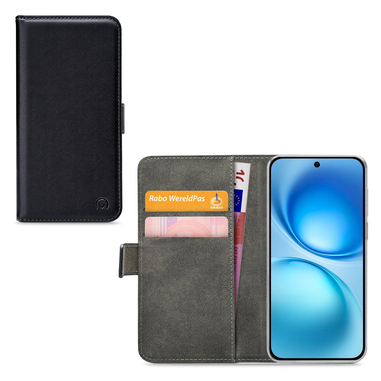 Mobilize Classic Gelly Wallet Book Case Vivo X200 FE Black