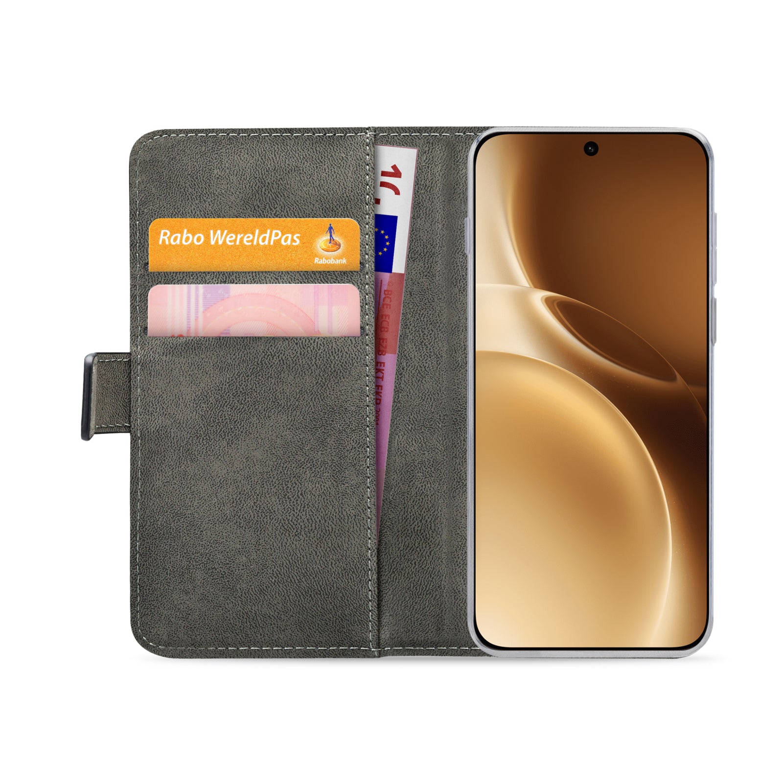 Mobilize Classic Gelly Wallet Book Case Vivo X300 Pro Black