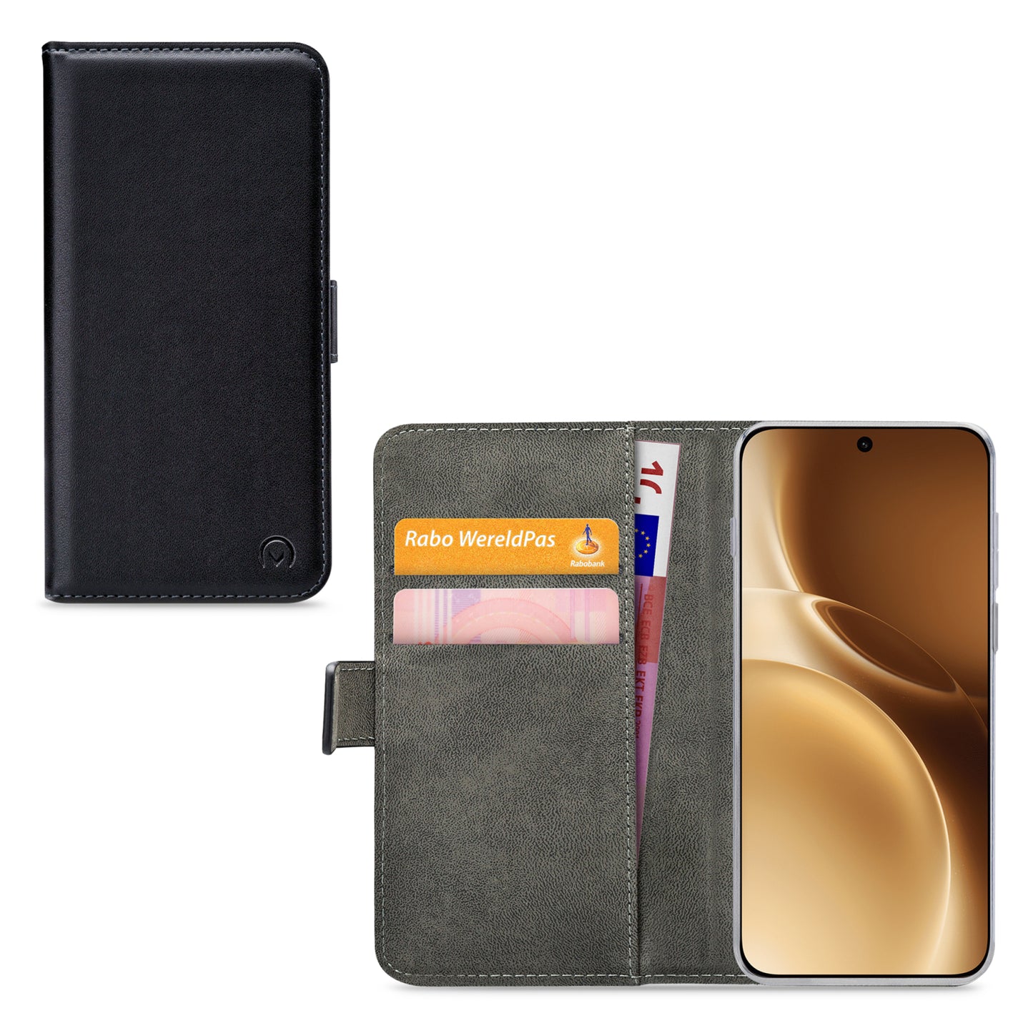 Mobilize Classic Gelly Wallet Book Case Vivo X300 Pro Black