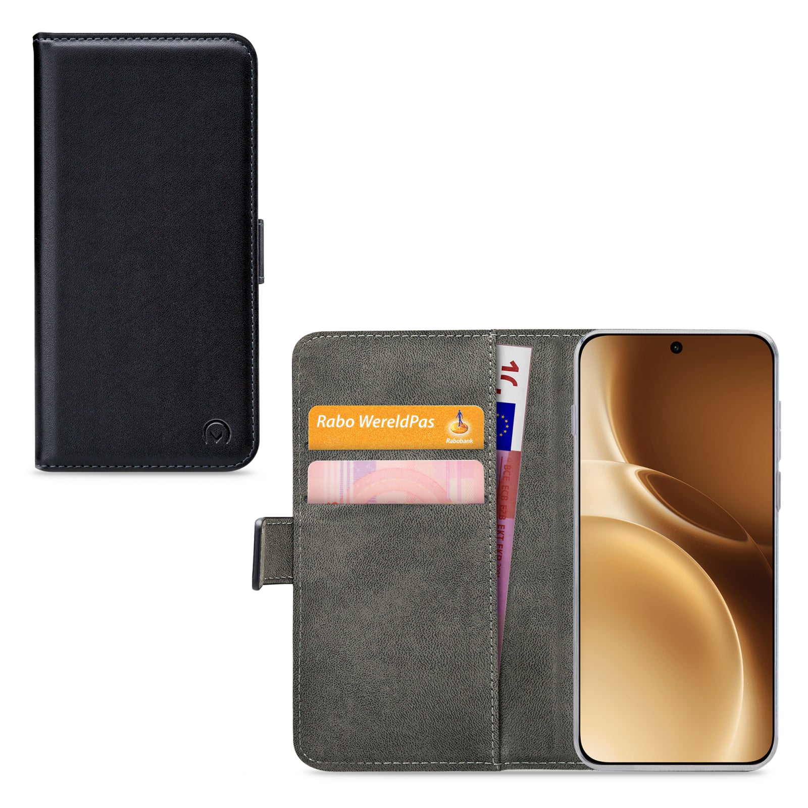 Mobilize Classic Gelly Wallet Book Case Vivo X300 Pro Black