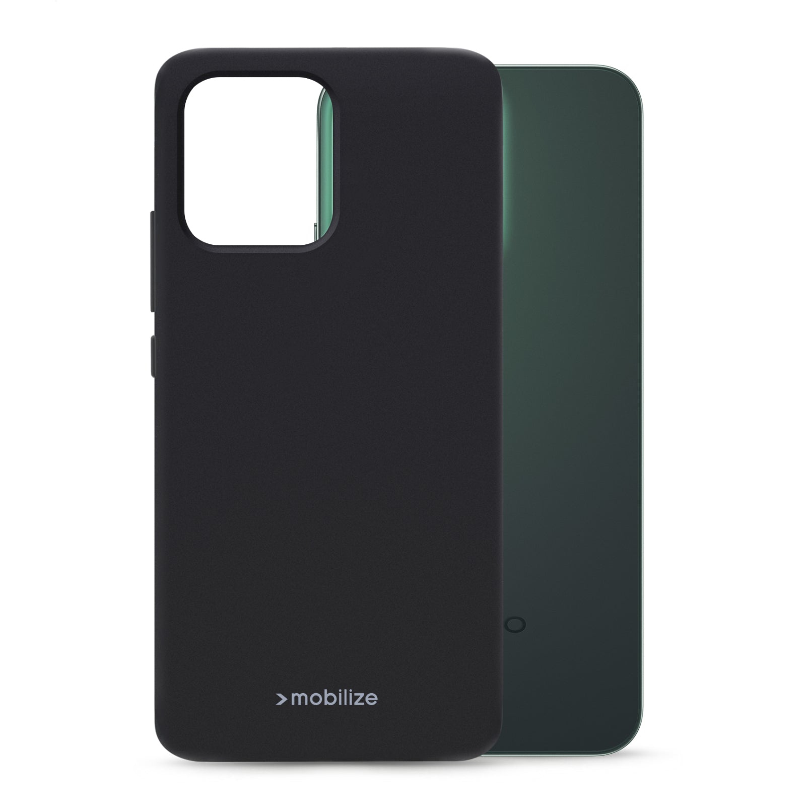 Mobilize Rubber Gelly Case OPPO Reno14 F/Reno14 FS Matt Black