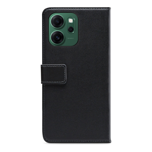 Mobilize Classic Gelly Wallet Book Case OPPO Reno14 F/Reno14 FS Schwarz
