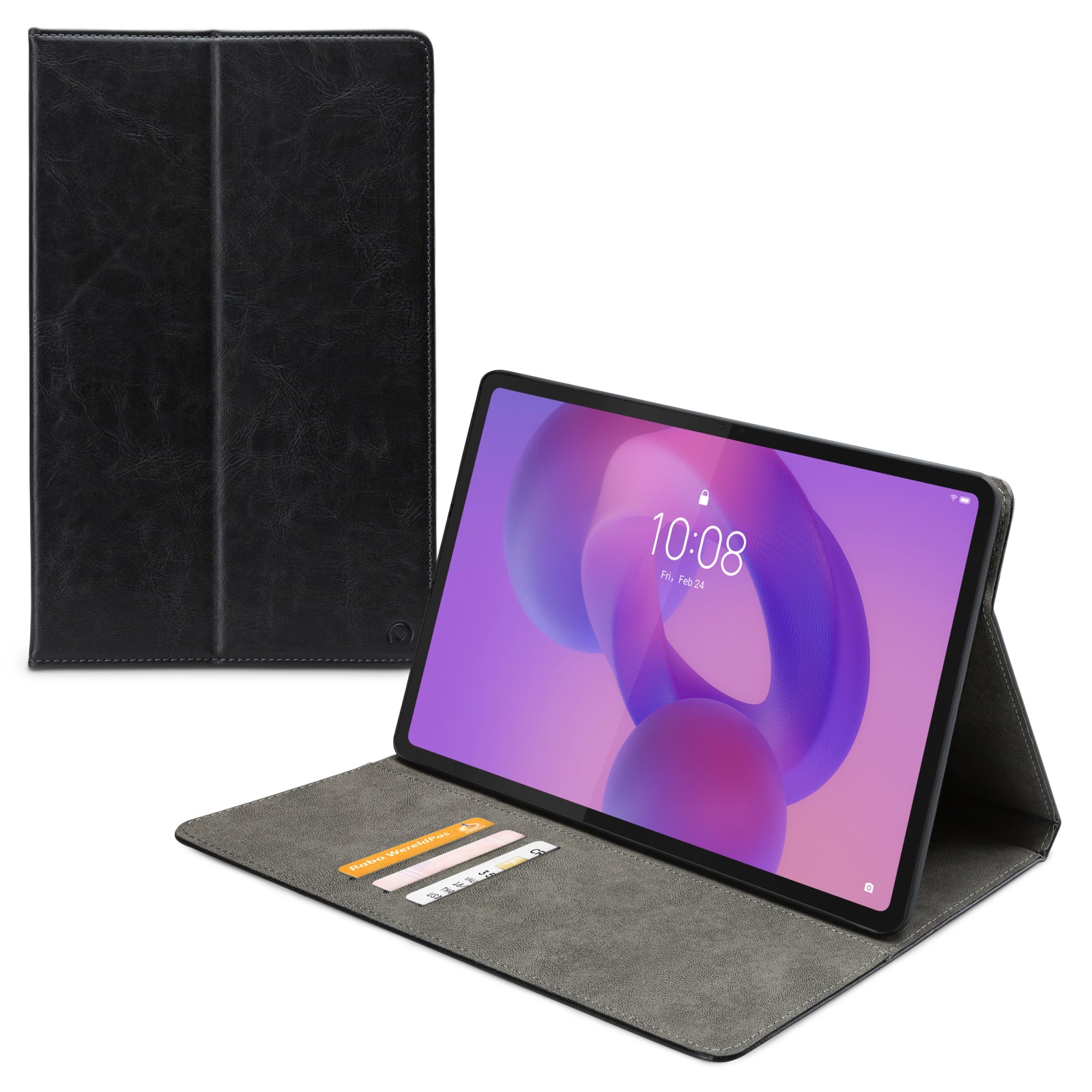 Mobilize Premium Folio Case Lenovo Idea Tab Plus  Black