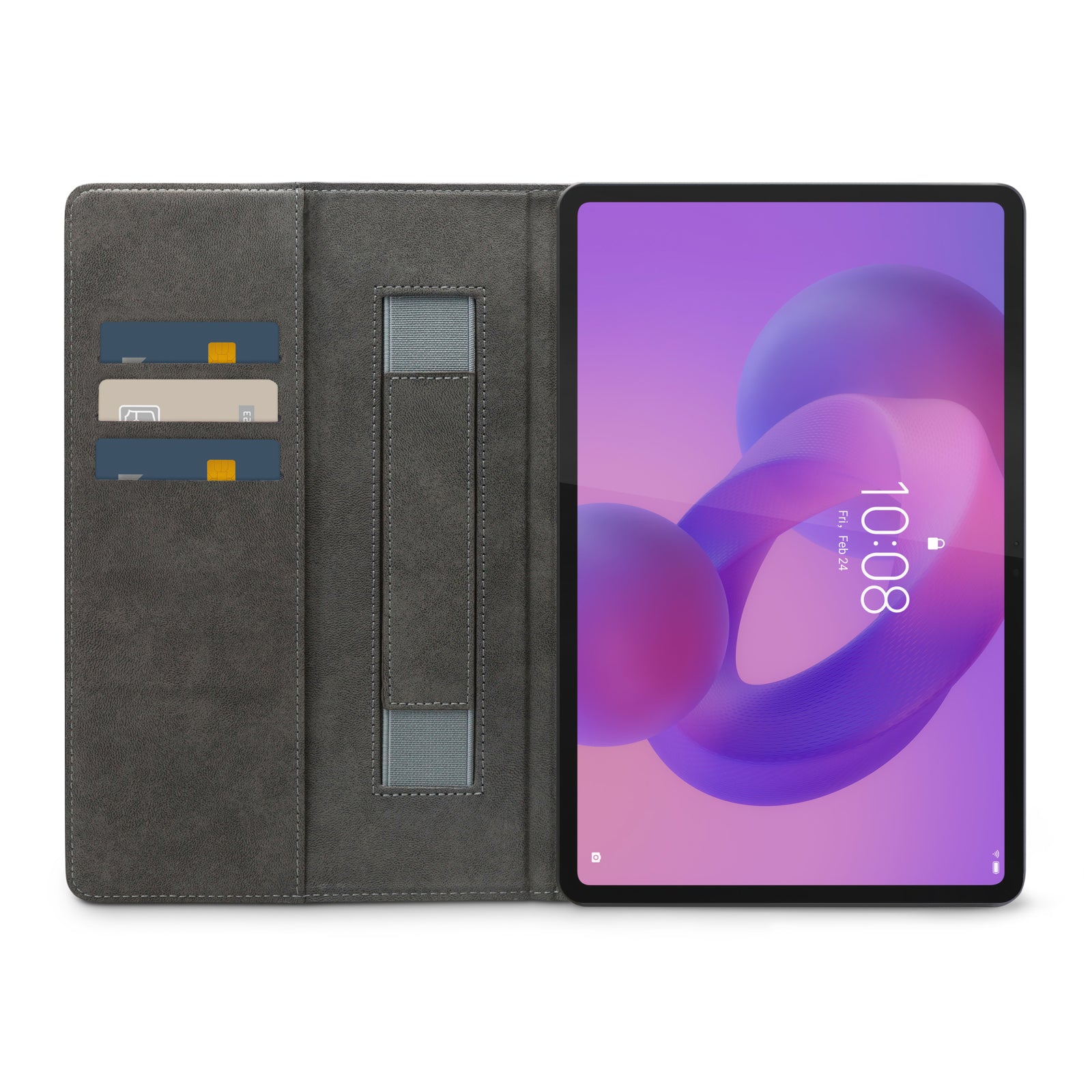 Mobilize Premium Folio Case Lenovo Idea Tab Plus  Black