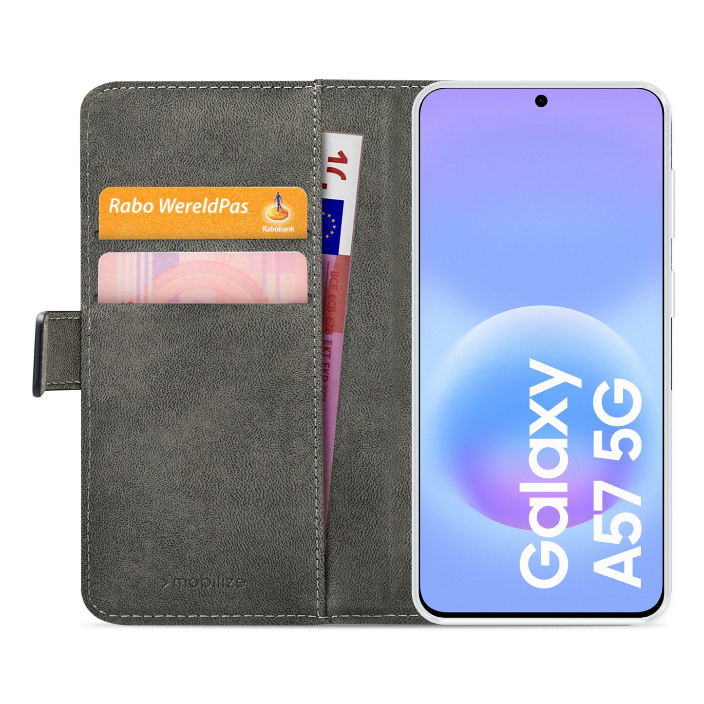 Mobilize Classic Gelly Wallet Book Case Samsung Galaxy A57 5G Black