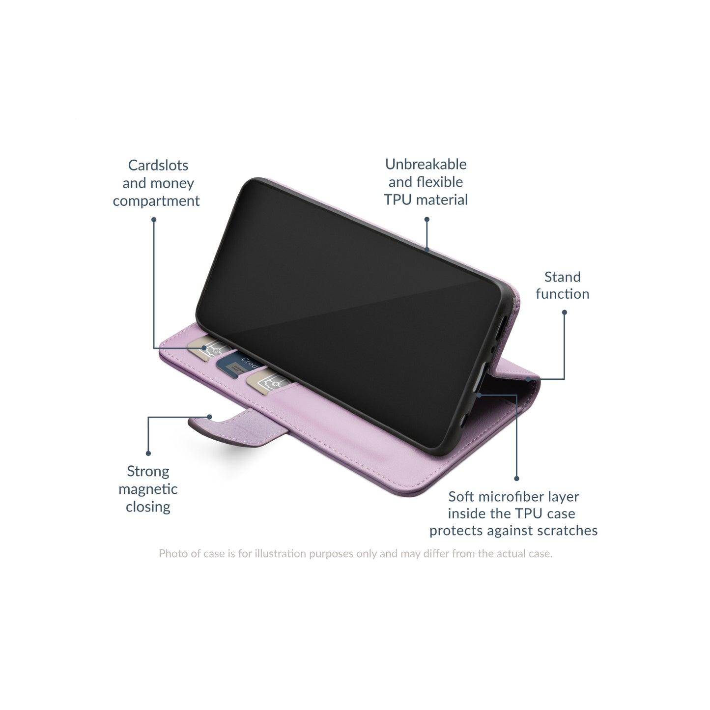 Mobilize Premium Gelly Wallet Book Case Samsung Galaxy A57 5G Purple