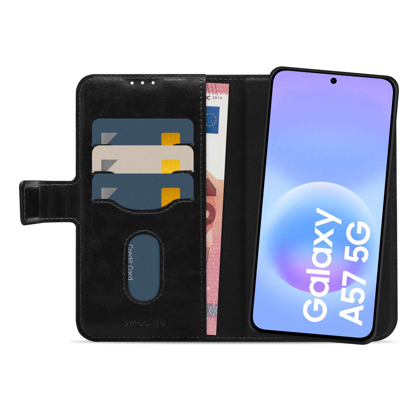 Mobilize 2in1 Magnet Gelly Wallet Case Samsung Galaxy A57 5G Black