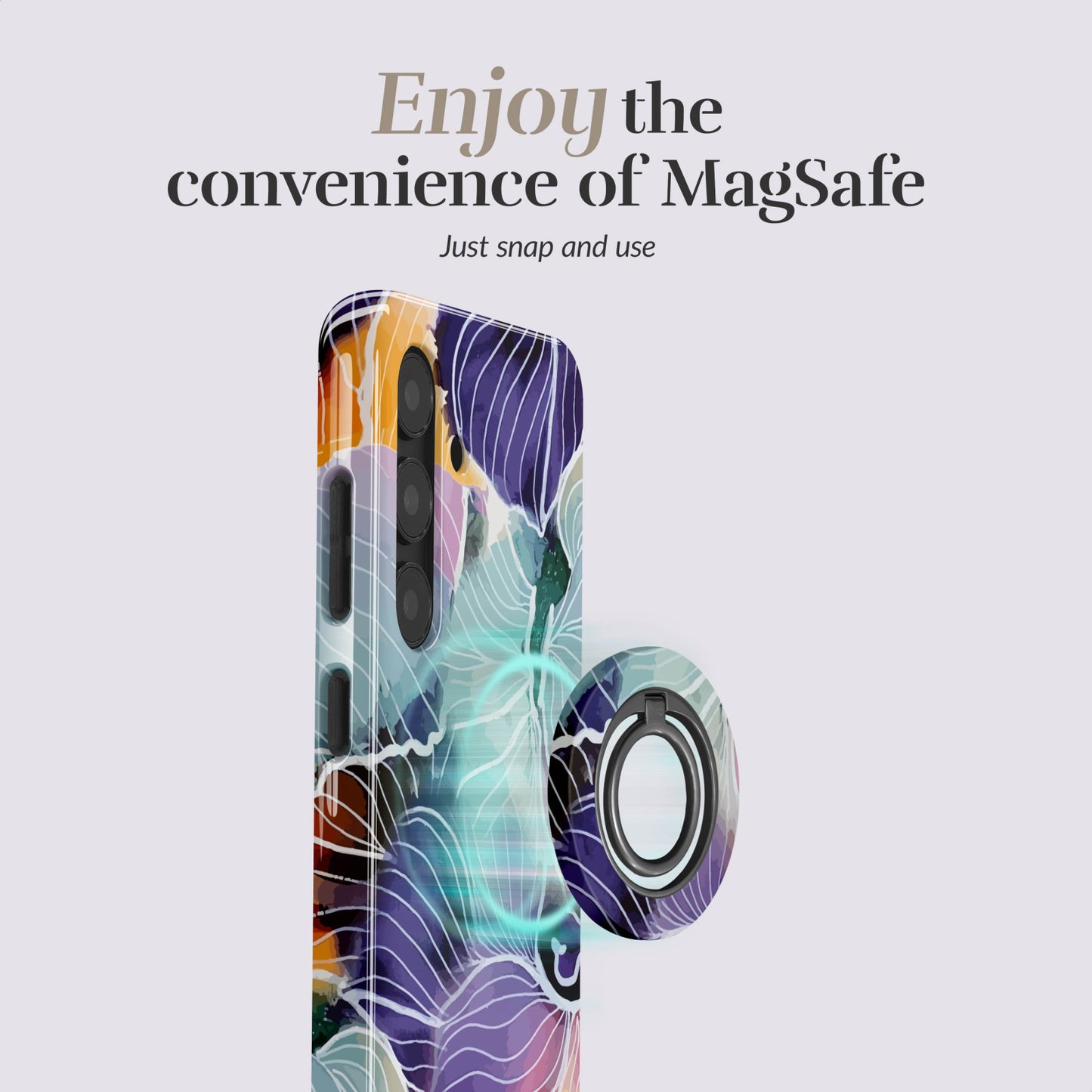 MIO Flowers Magsafe Compatible for Samsung A57 5G