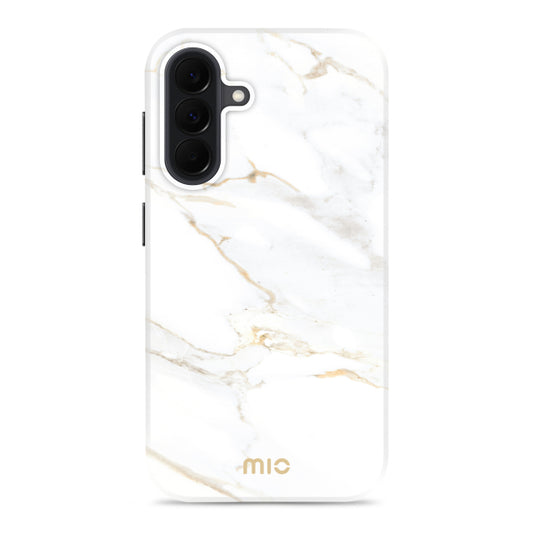 MIO White Marble Compatible Magsafe pour Samsung A37 5G
