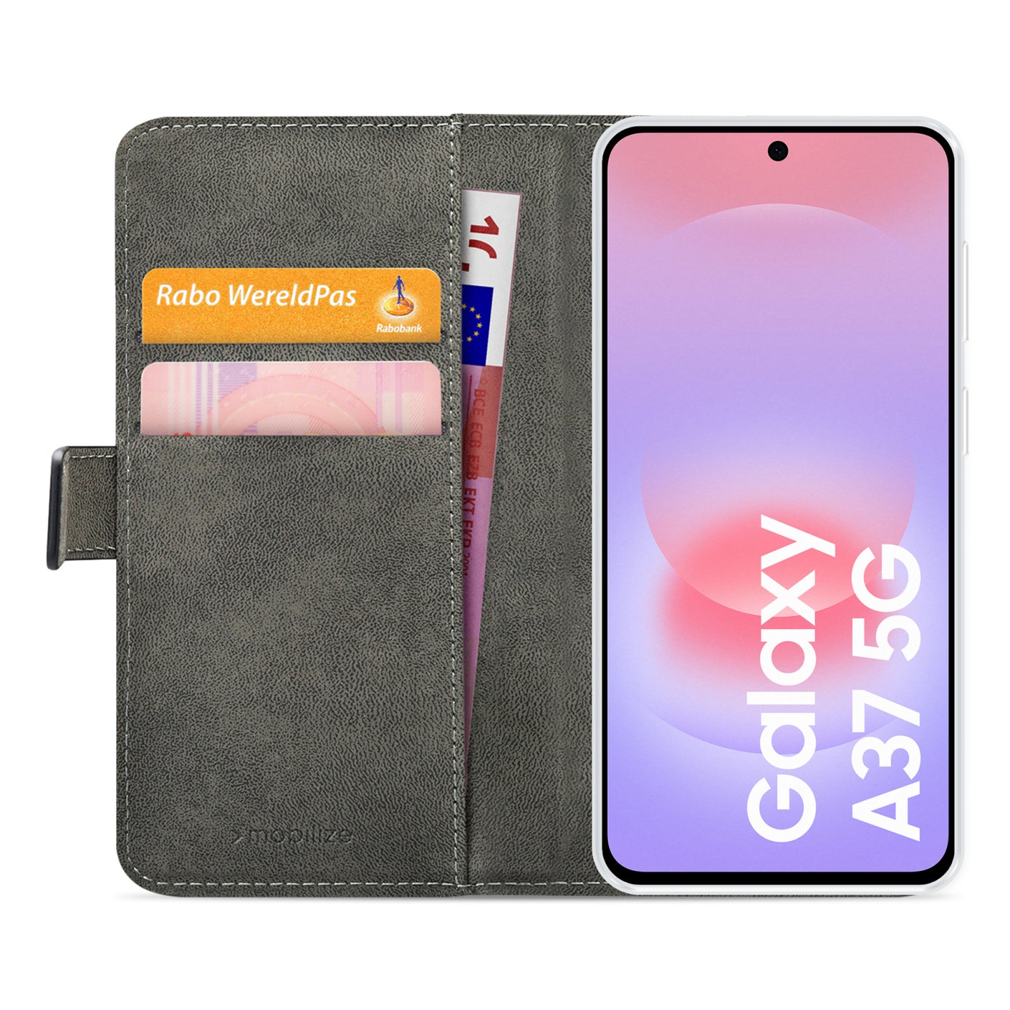 Mobilize Classic Gelly Wallet Book Case Samsung Galaxy A37 5G Black