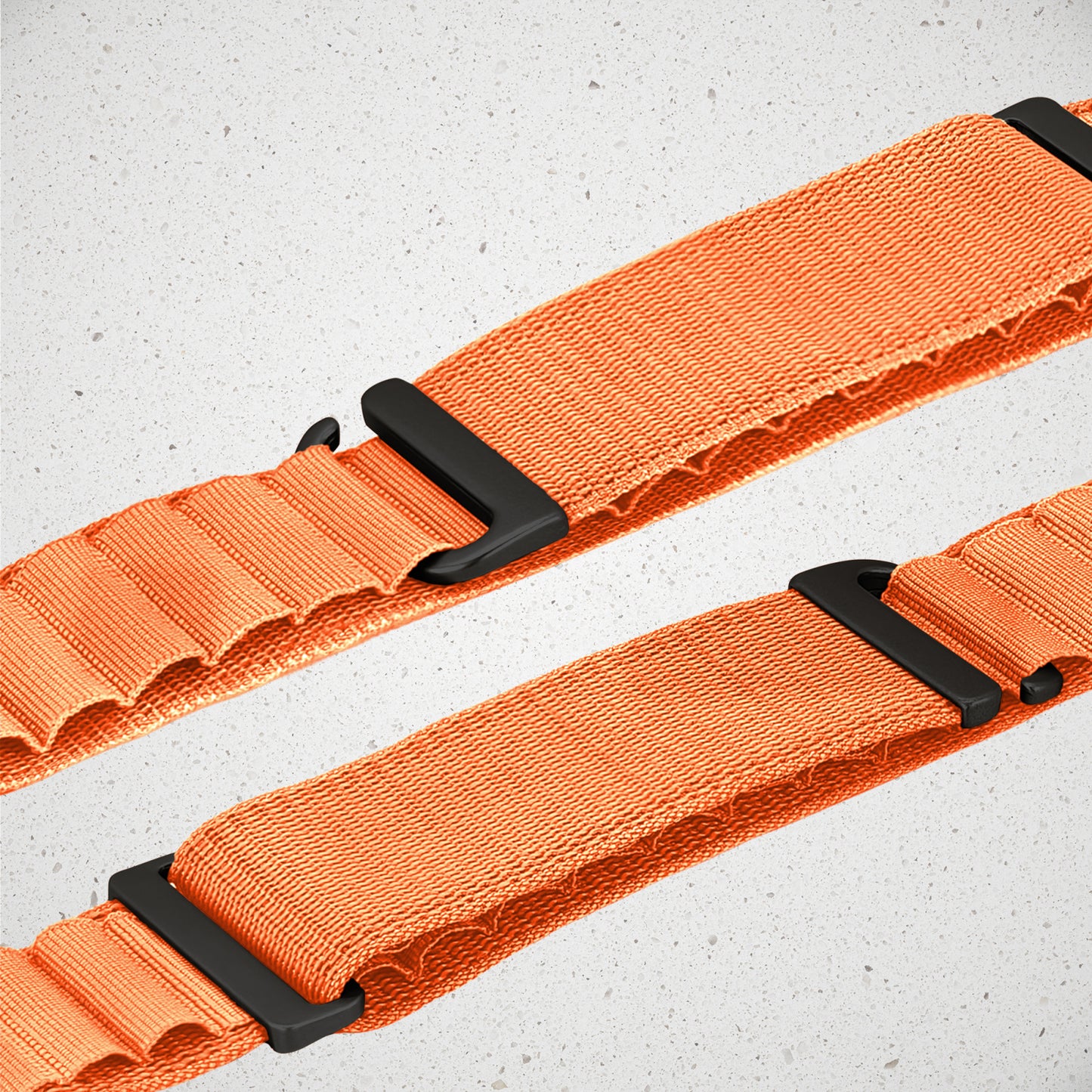 Mobilize Nylon Watch Band - Alpine - Black Connector - for Apple 38/40/41mm - Orange