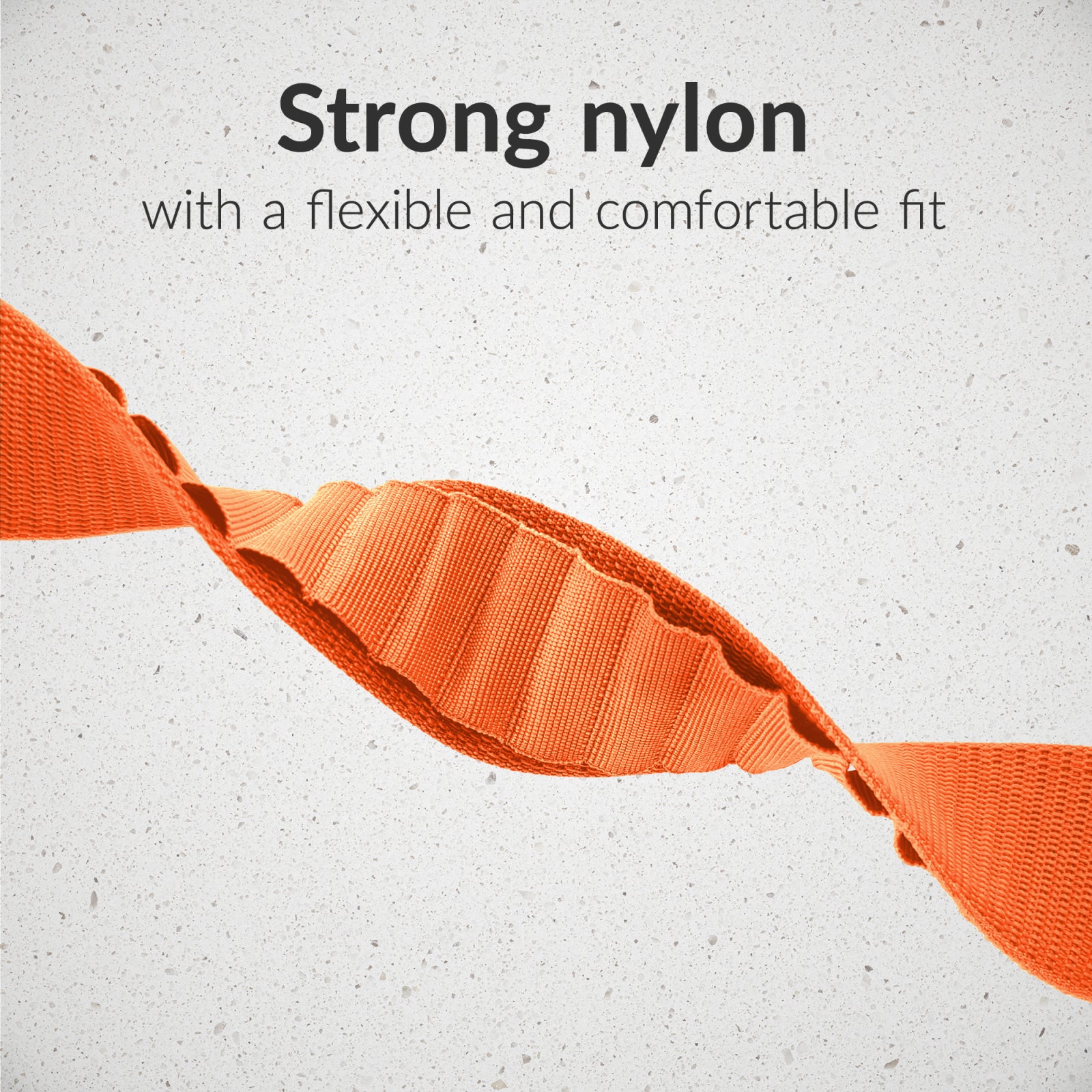 Mobilize Nylon Watch Band - Alpine - Titanium Connector - for Apple 42/44/45/49mm - Orange