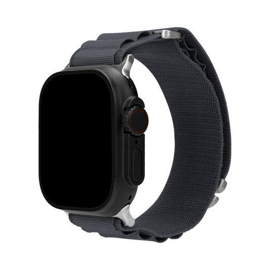 Mobilize Nylon Watch Band - Alpine - Titan Anschluss - für Apple 38/40/41mm - Dunkelgrau