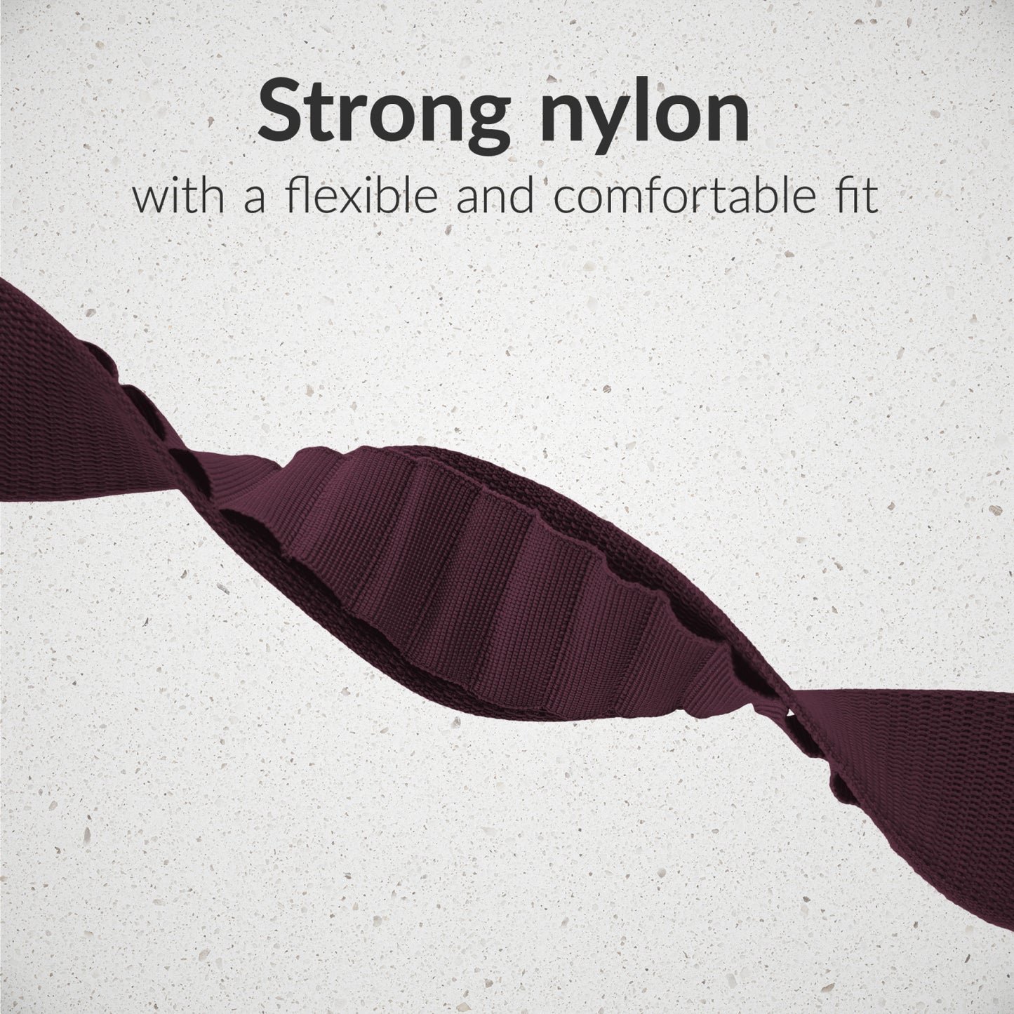 Mobilize Nylon Watch Band - Alpine - Titanium Connector - for Apple 42/44/45/49mm - Bordeaux