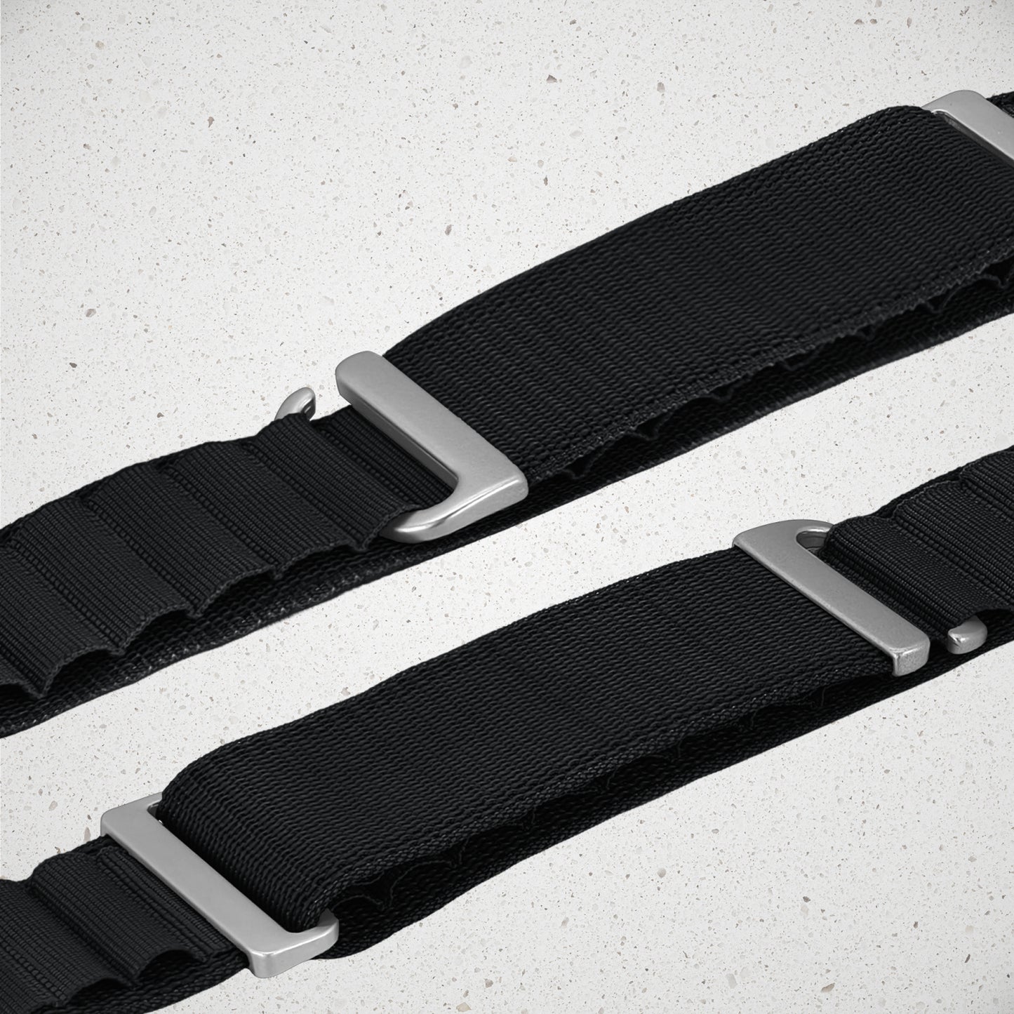 Mobilize Nylon Watch Band - Alpine - Titanium Connector - for Apple 38/40/41mm - Black