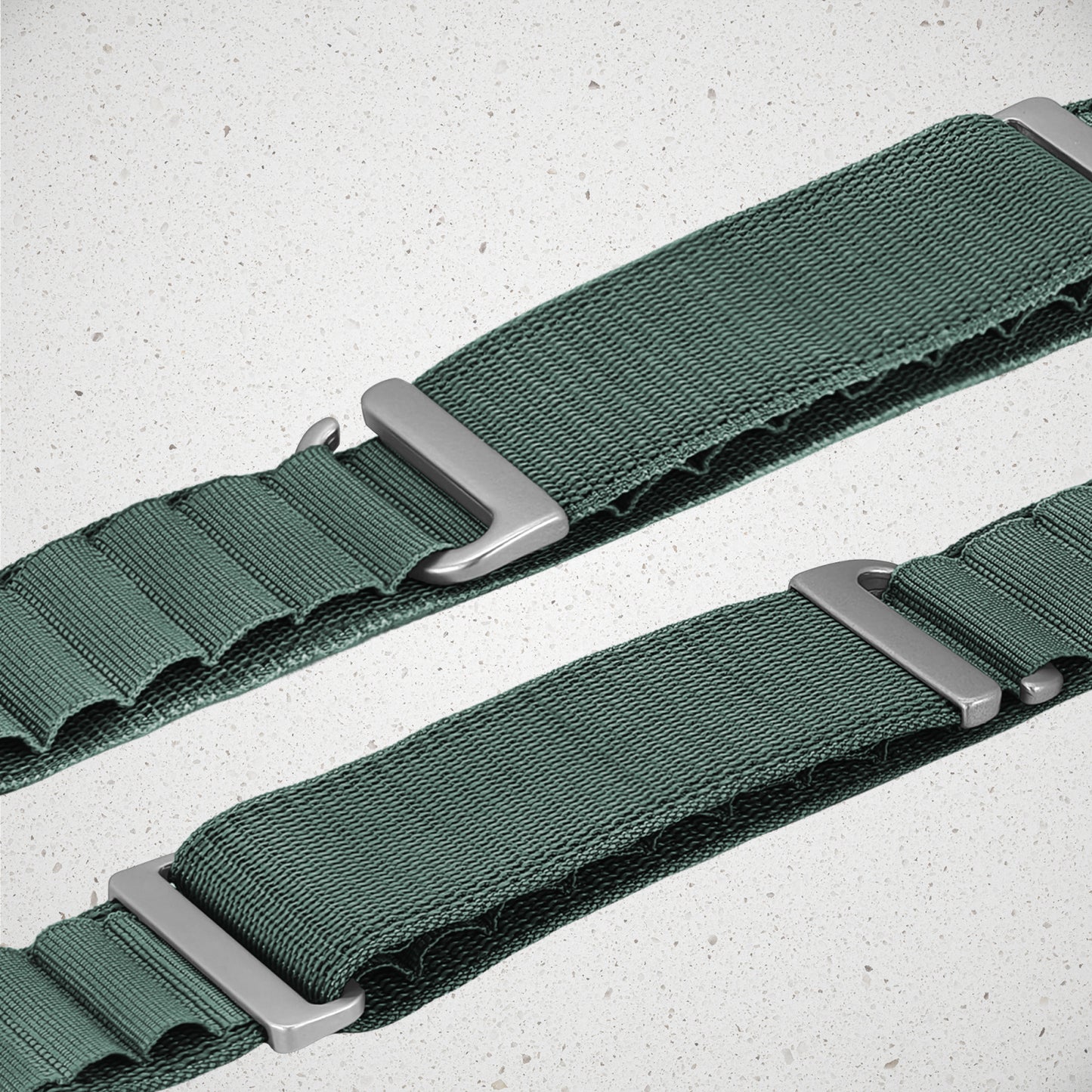 Mobilize Nylon Watch Band - Alpine - Titanium Connector - for Apple 38/40/41mm - Green