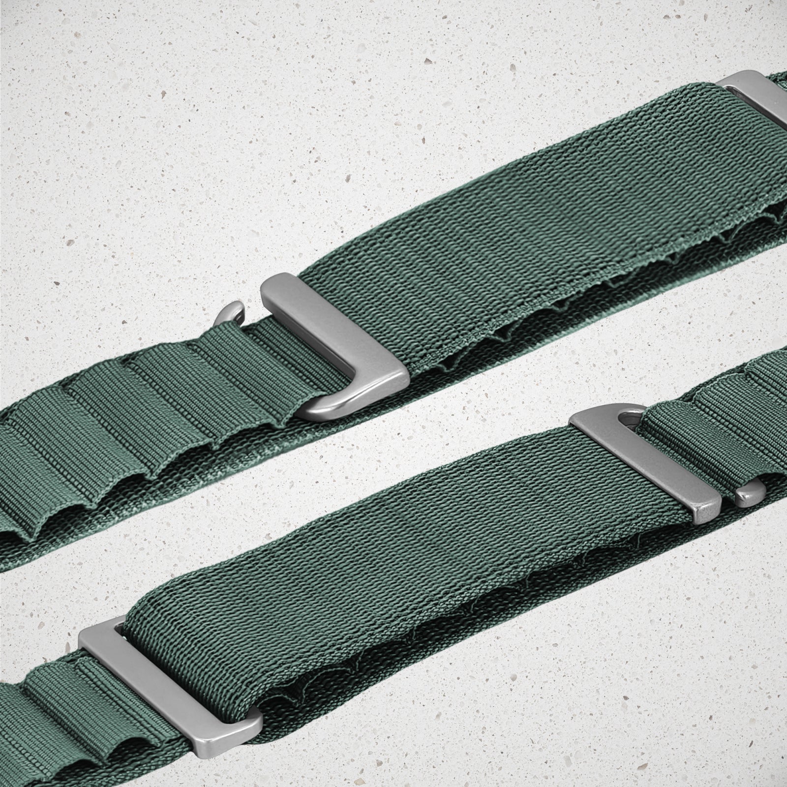 Mobilize Nylon Watch Band - Alpine - Titanium Connector - for Apple 42/44/45/49mm - Green