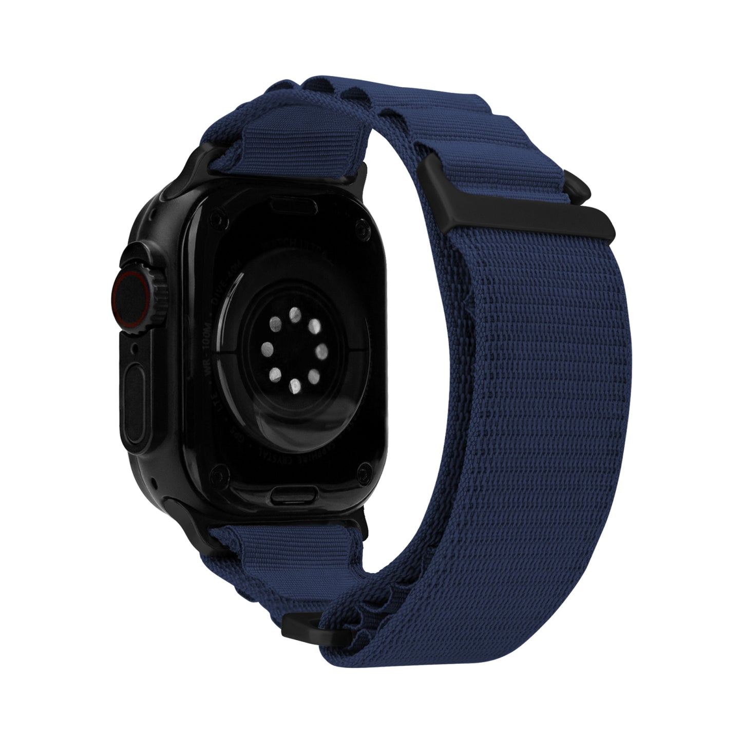 Mobilize Nylon Watch Band - Alpine - Black Connector - for Apple 38/40/41mm - Blue