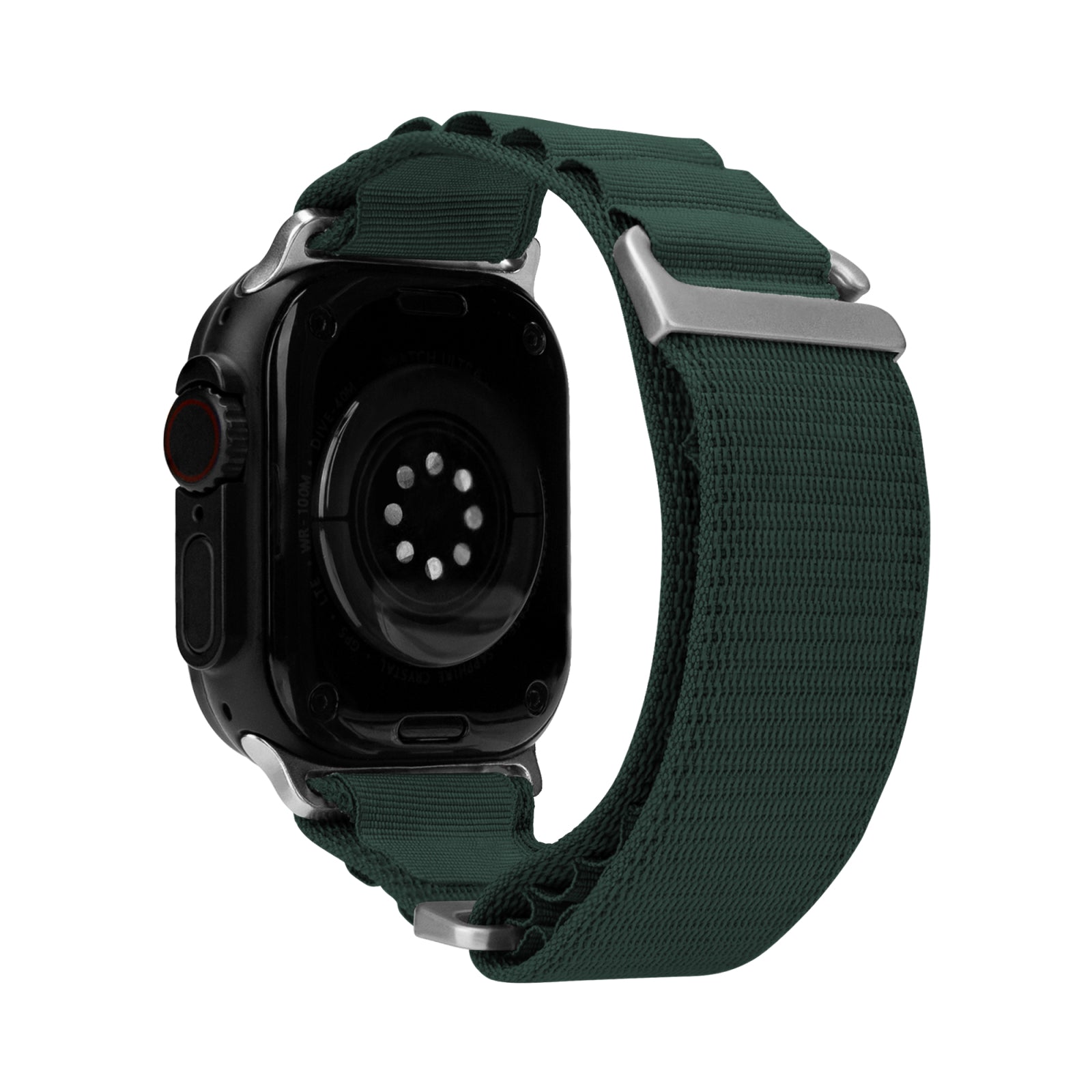 Mobilize Nylon Watch Band - Alpine - Titanium Connector - for Apple 38/40/41mm - Dark Green