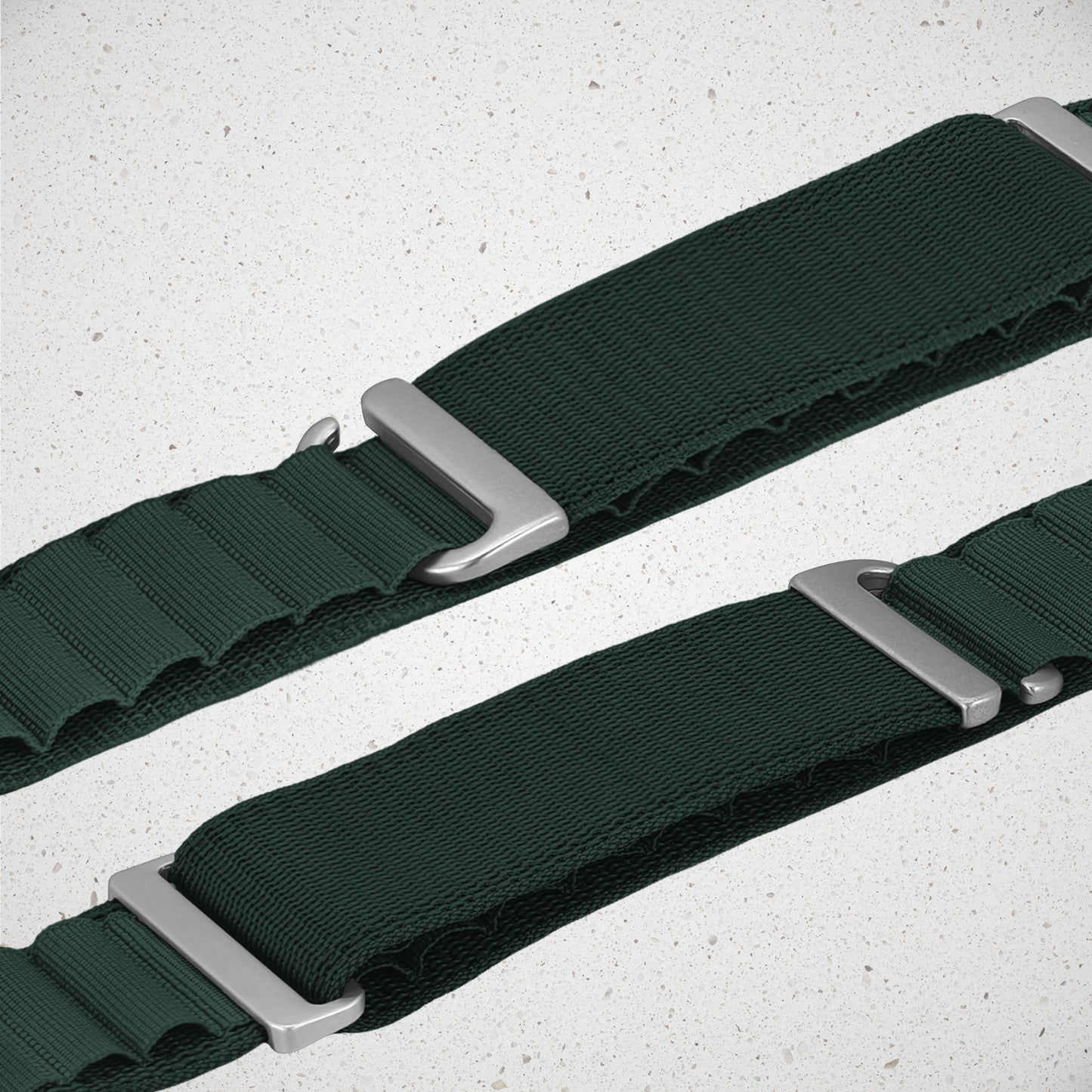 Mobilize Nylon Watch Band - Alpine - Titanium Connector - for Apple 38/40/41mm - Dark Green