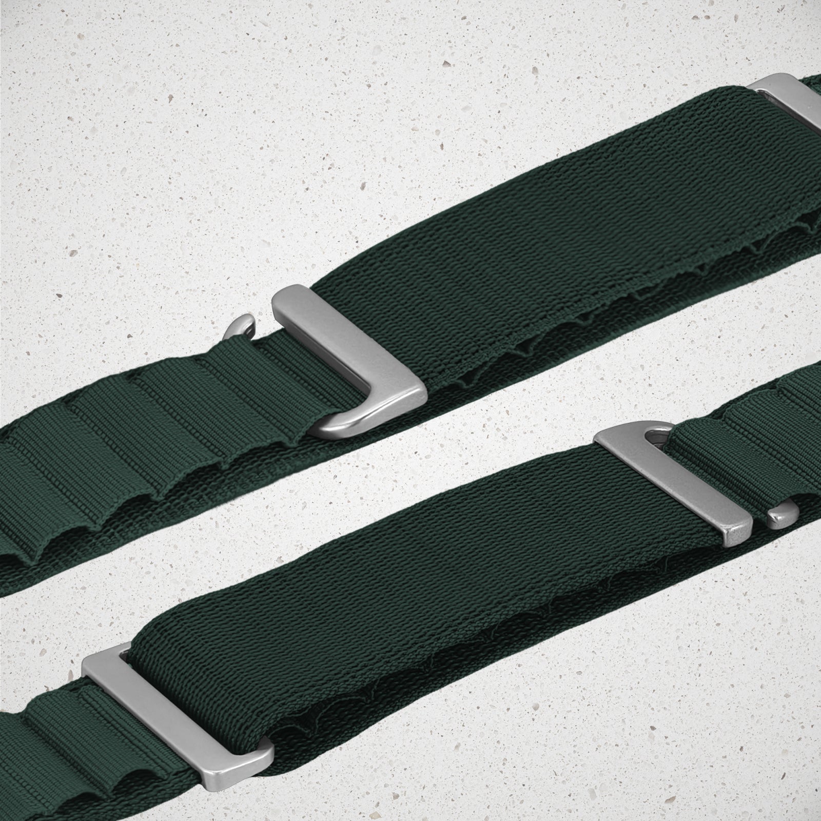 Mobilize Nylon Watch Band - Alpine - Titanium Connector - for Apple 38/40/41mm - Dark Green
