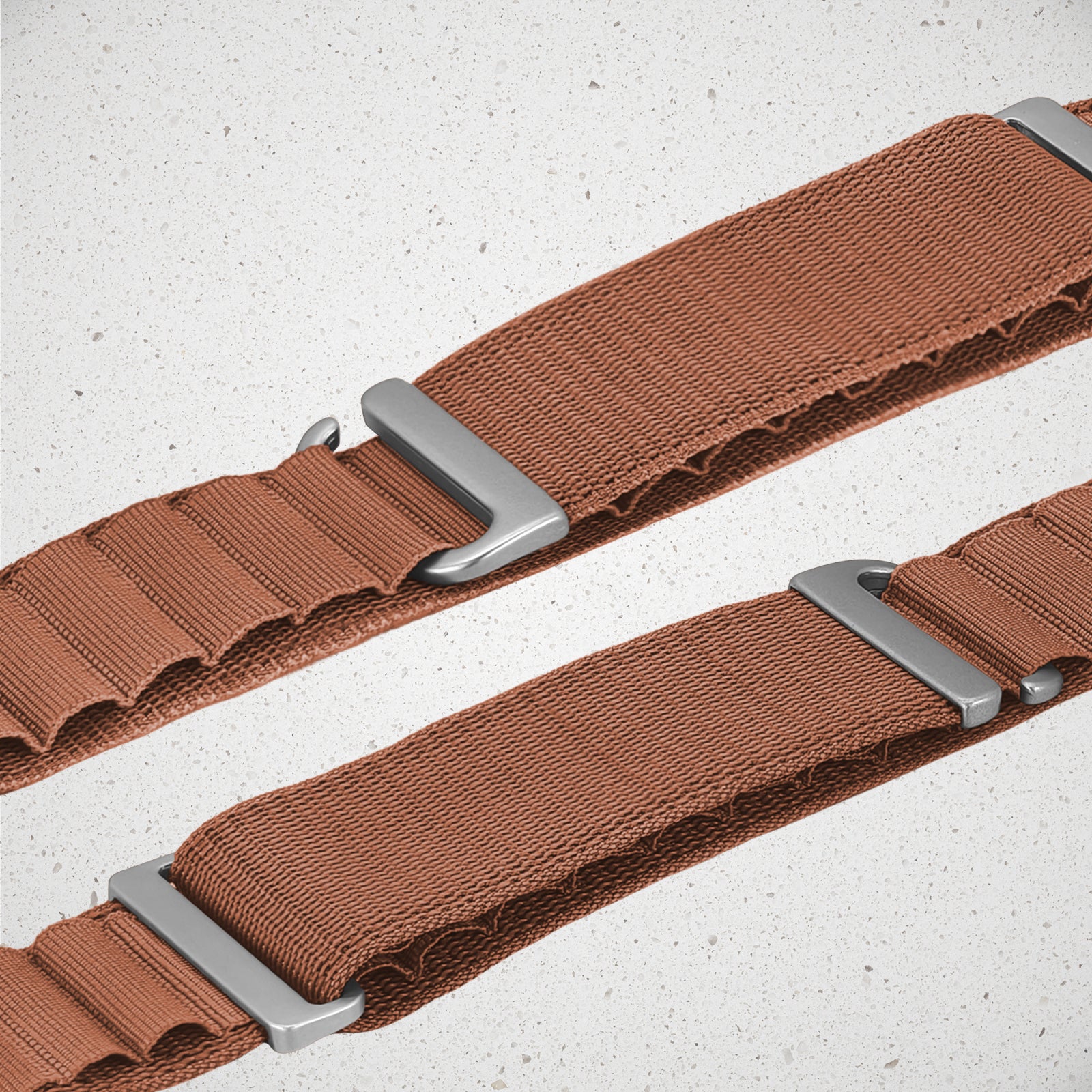 Mobilize Nylon Watch Band - Alpine - Titanium Connector - for Apple 38/40/41mm - Terracotta