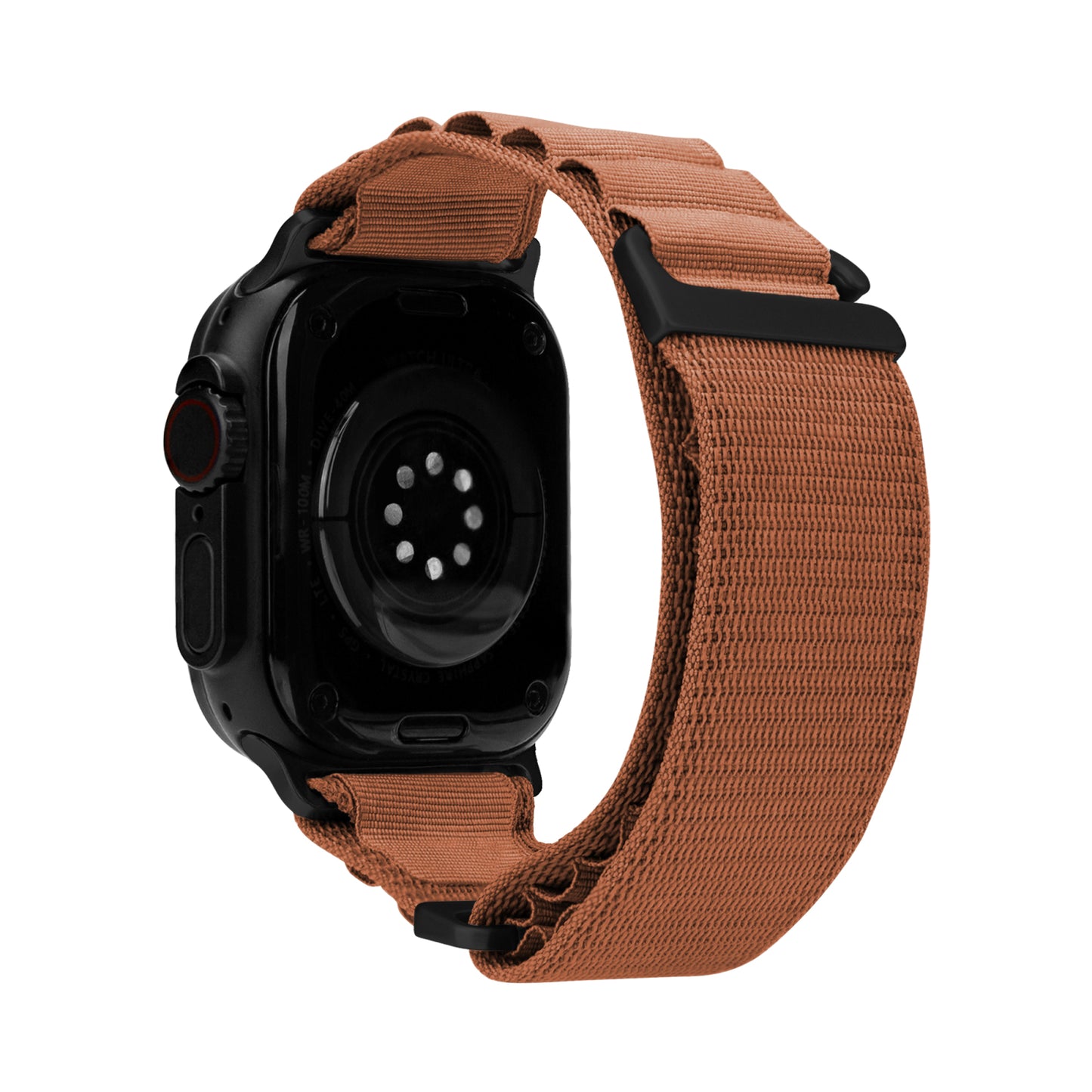 Mobilize Nylon Watch Band - Alpine - Black Connector - for Apple 38/40/41mm - Terracotta