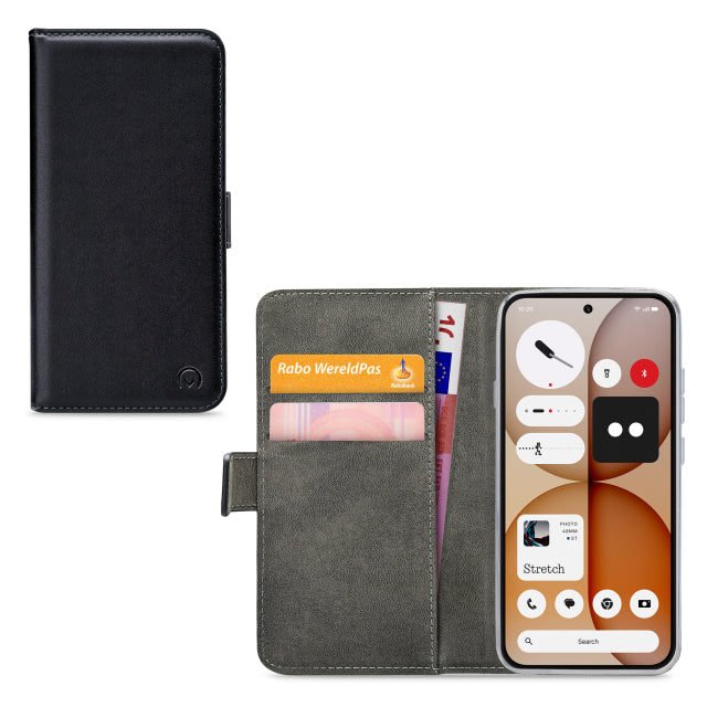 Mobilize Classic Gelly Wallet Book Case Nothing Phone (4a) Noir