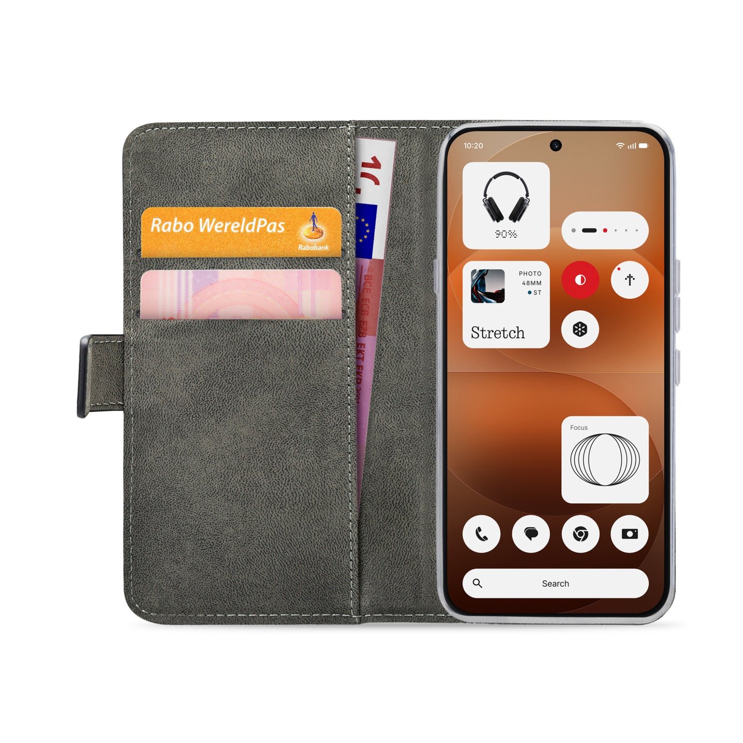 Mobilize Classic Gelly Wallet Book Case Nothing Phone (4a) Pro Black