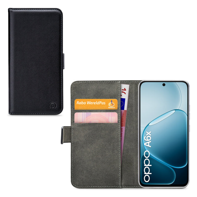 Mobilize Classic Gelly Wallet Book Case OPPO A6x 4G/5G Black