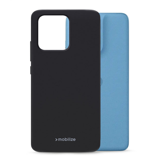 Mobilize Rubber Gelly Case Motorola Moto G17/G17 Power Matt Schwarz