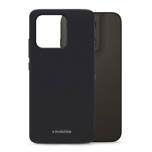 Mobilize Rubber Gelly Case Motorola Moto G67/G77 Noir Mat