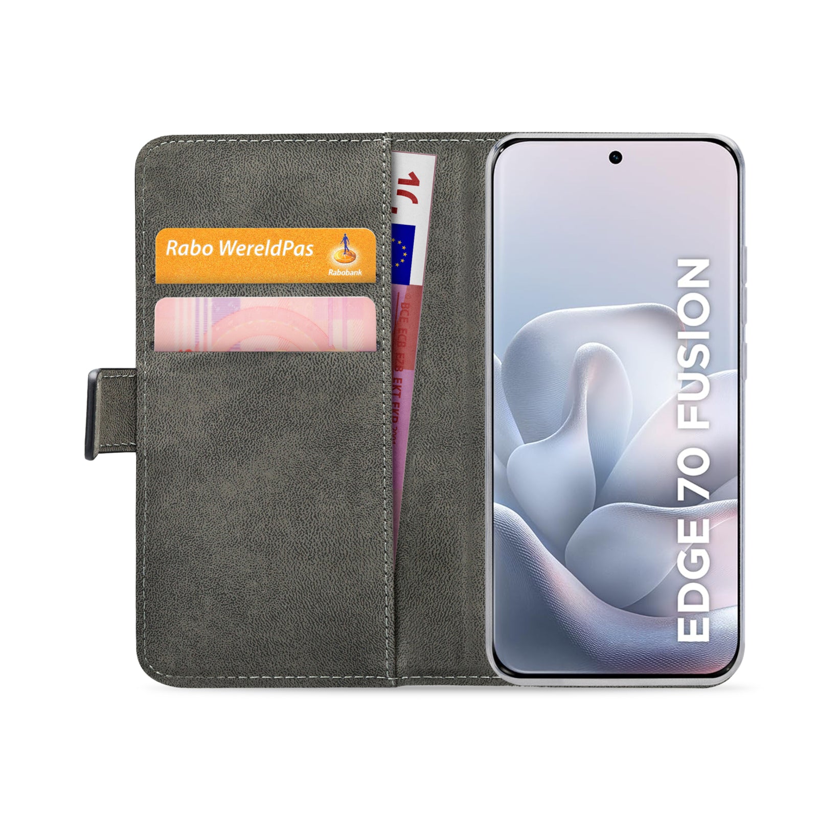 Mobilize Classic Gelly Wallet Book Case Motorola Edge 70 Fusion Black