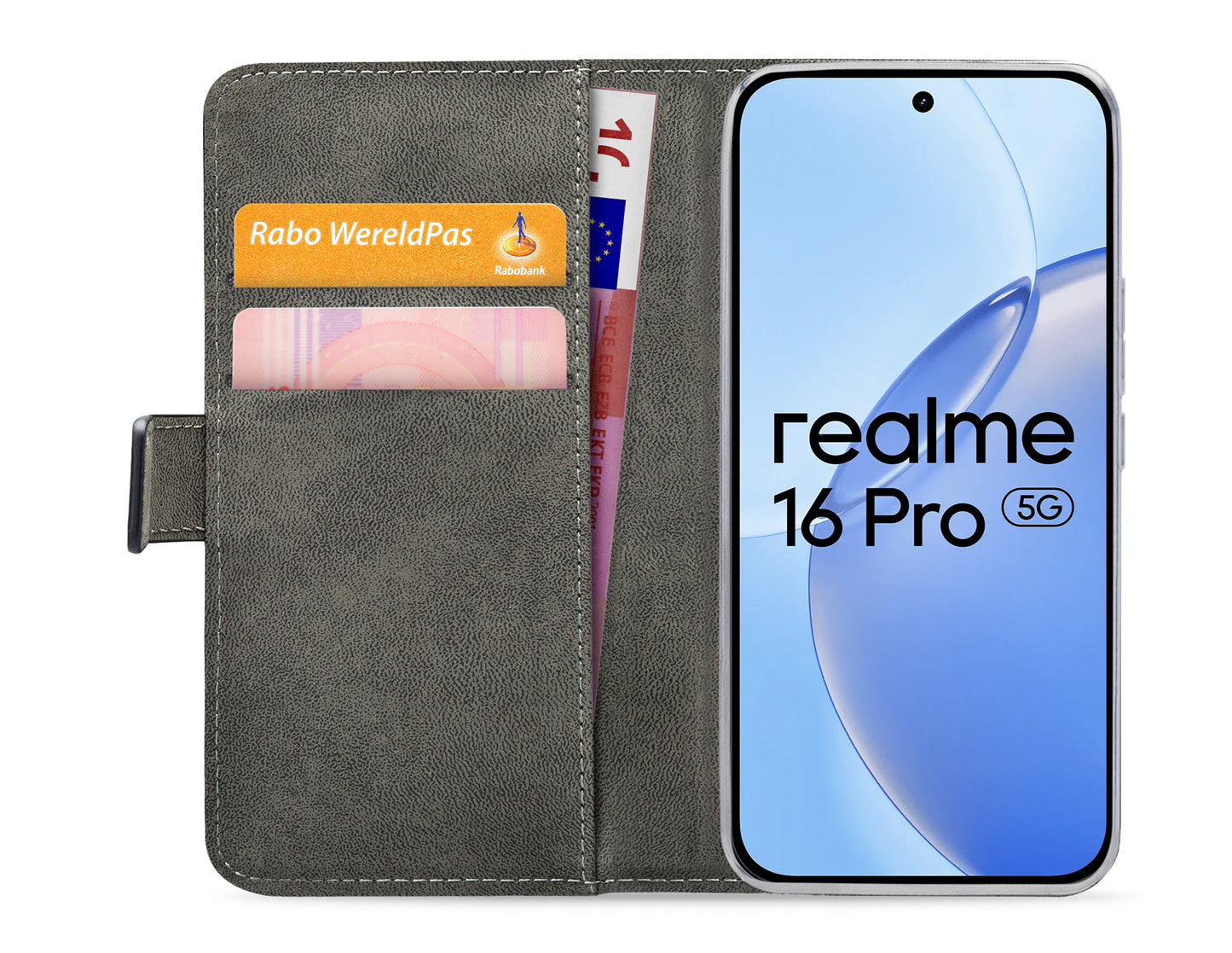 Mobilize Classic Gelly Wallet Book Case Realme 16 Pro 5G Black