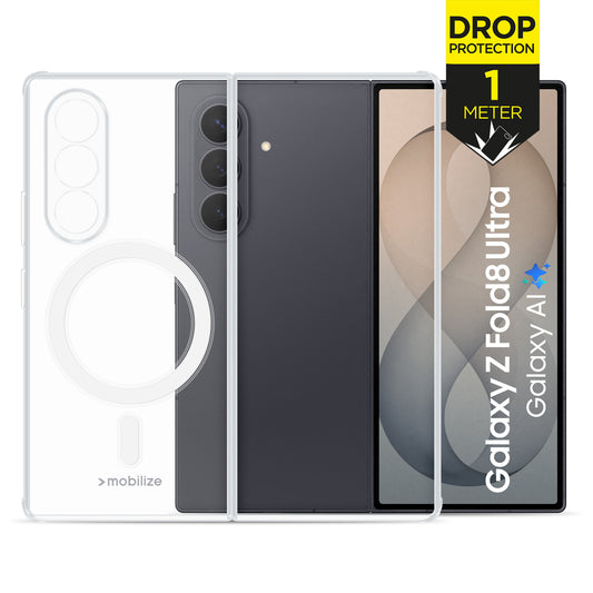 Mobilize Magsafe Compatible Naked Protection Case for Samsung Galaxy Z Fold8 Ultra 5G Clear