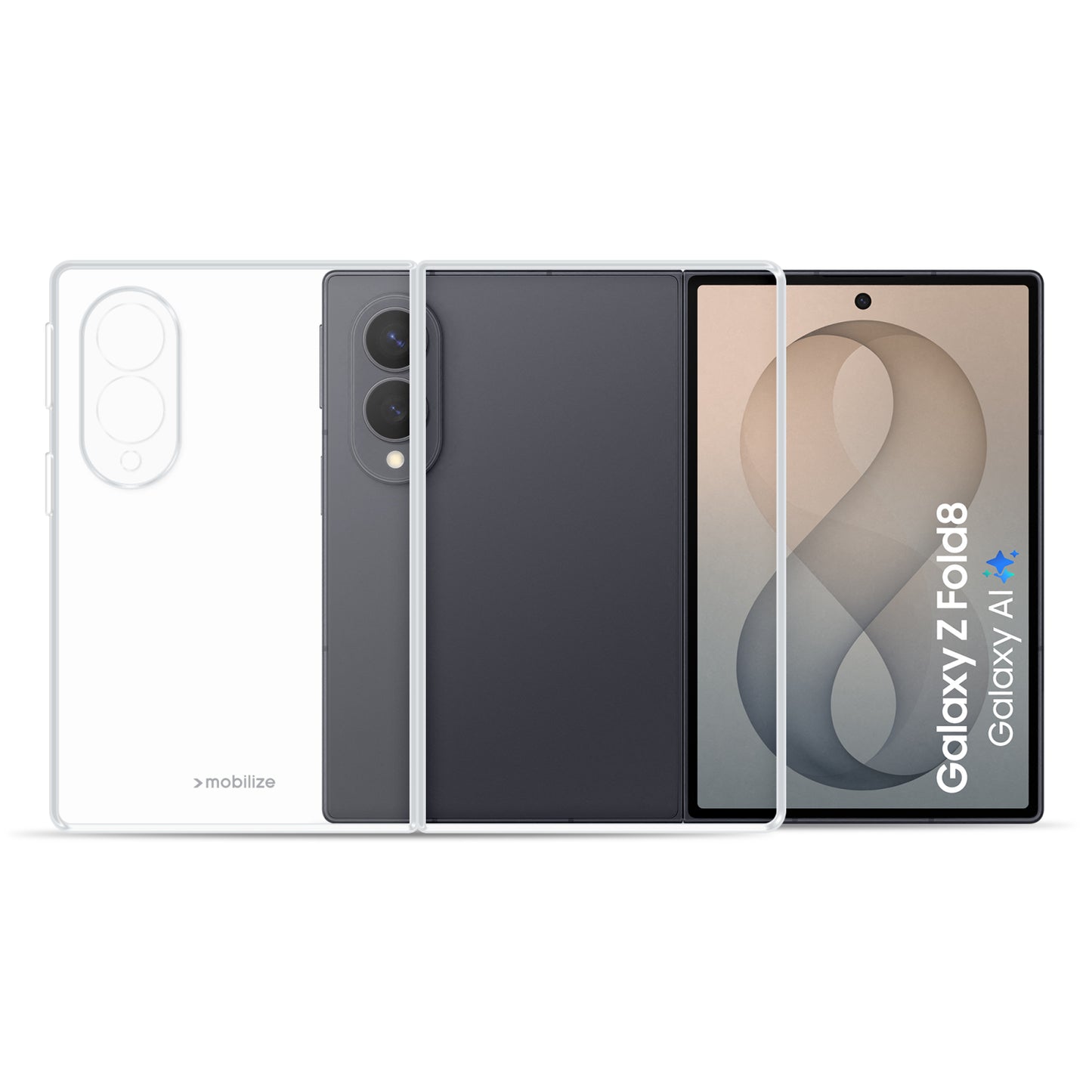 Mobilize Gelly Case Samsung Galaxy Z Fold8 5G Clear