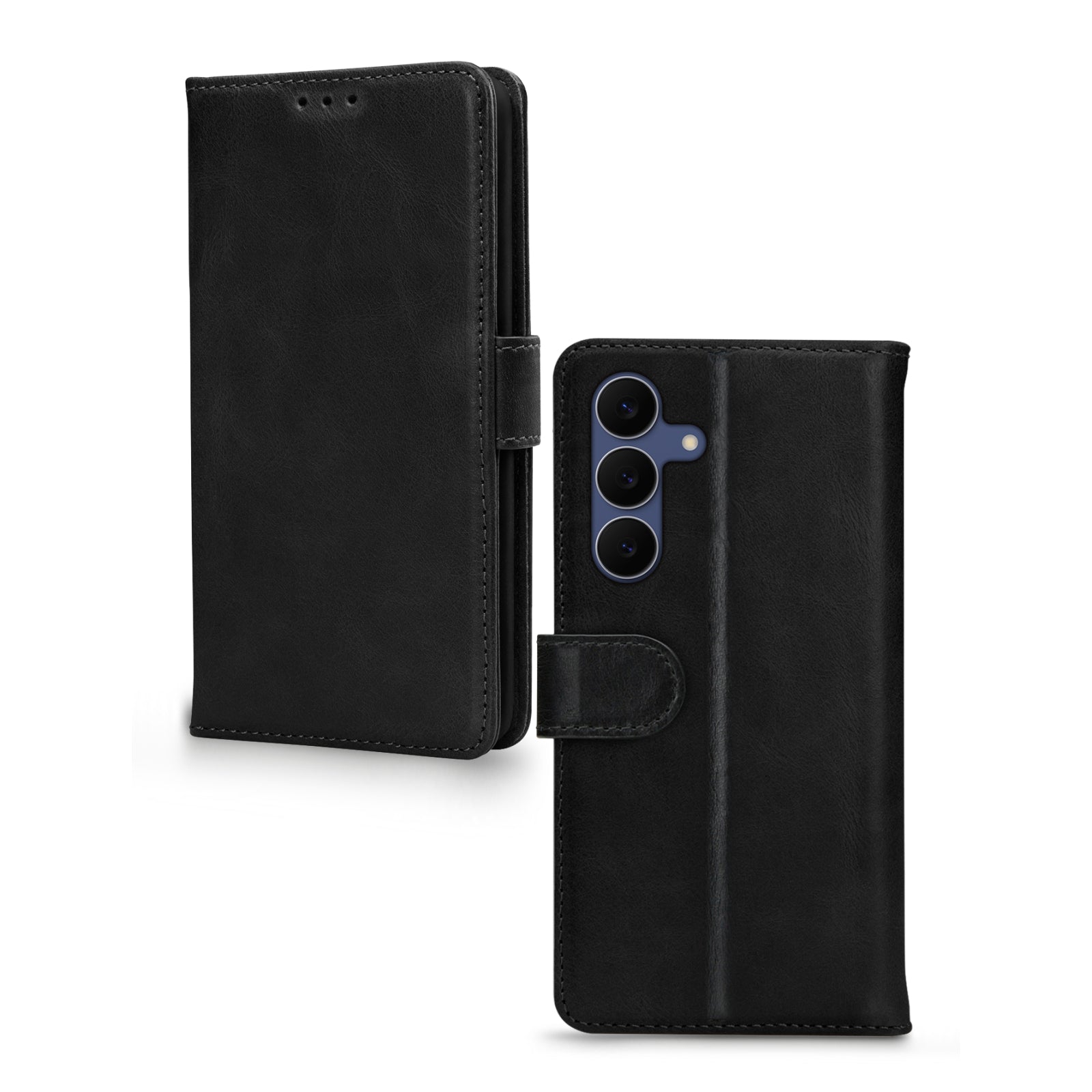 Mobilize Leather Wallet Samsung Galaxy S25 FE 5G Black