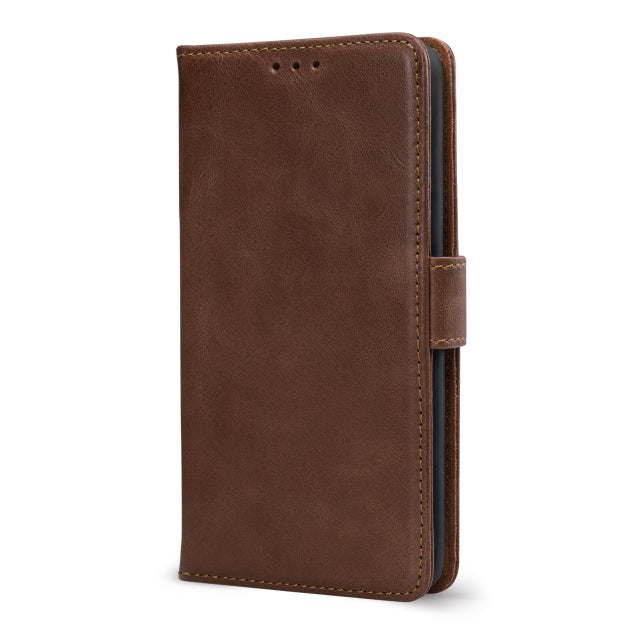 Mobilize Leder Wallet Samsung Galaxy S25 FE 5G Braun