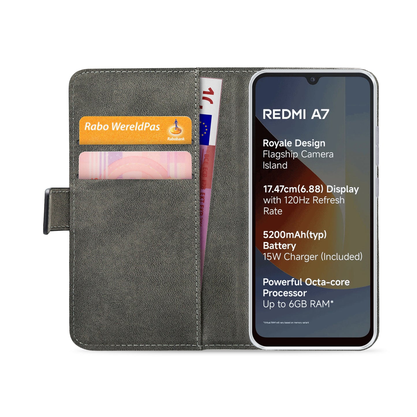 Mobilize Classic Gelly Wallet Book Case Xiaomi Redmi A7 4G Black