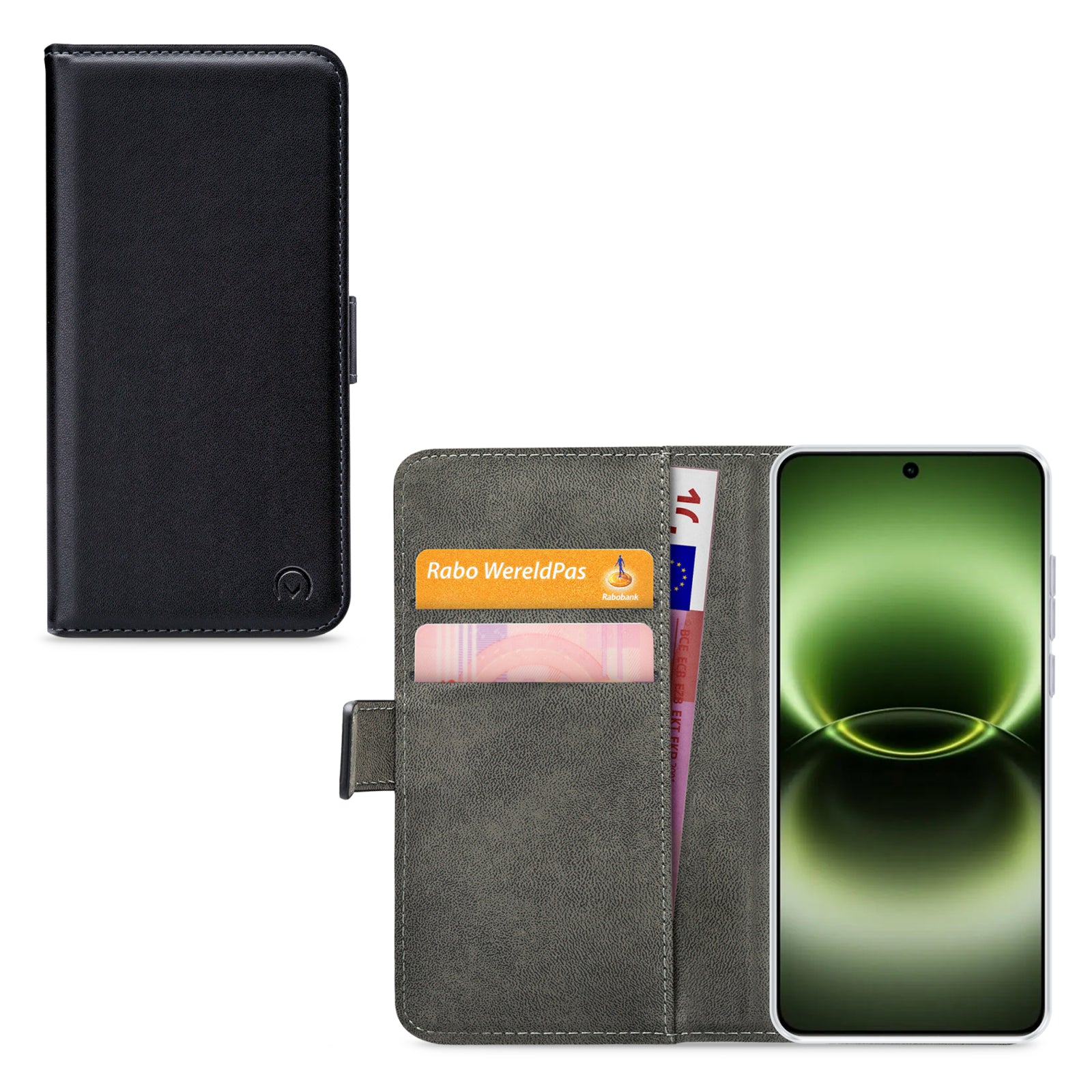 Mobilize Classic Gelly Wallet Book Case Vivo X300 Ultra Black