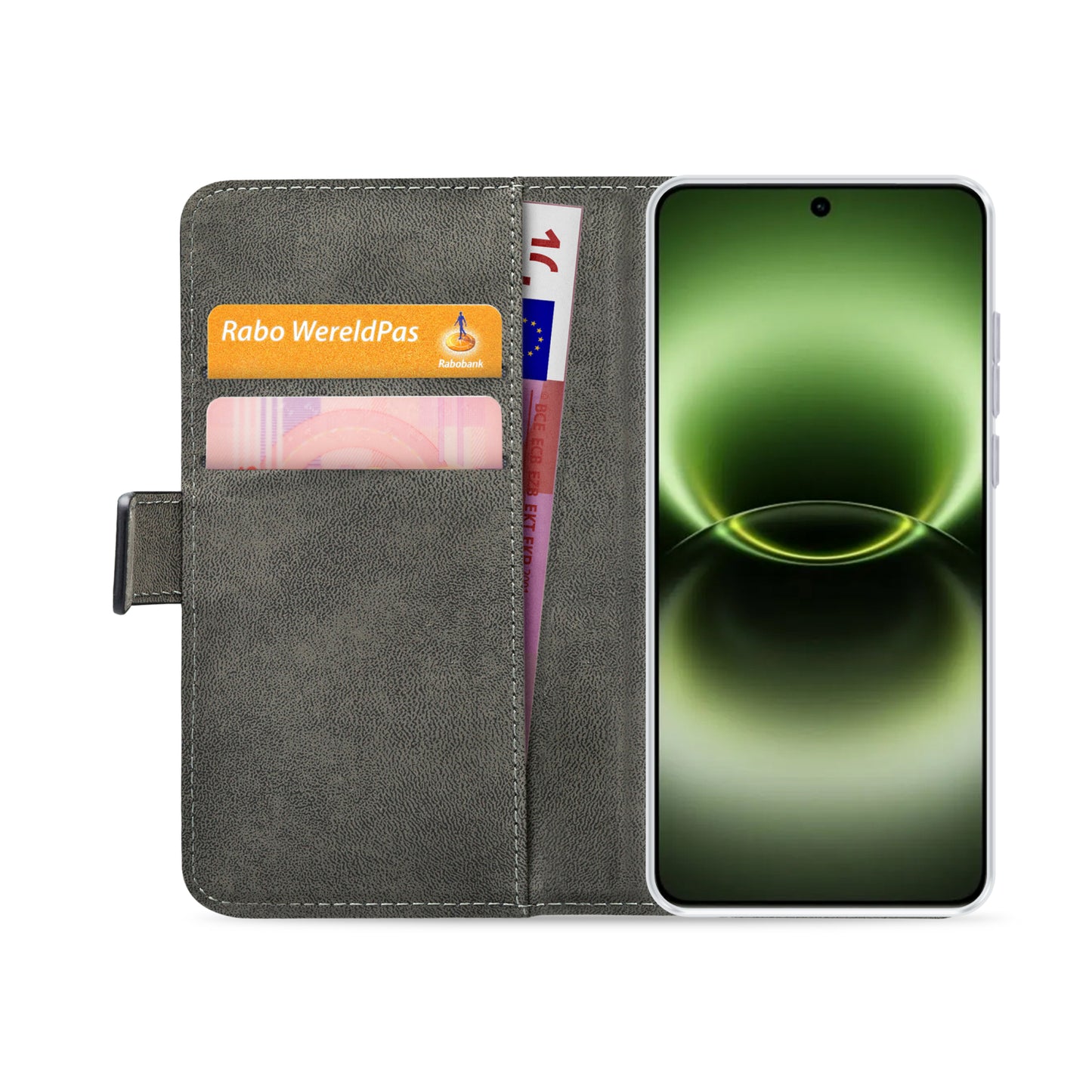 Mobilize Classic Gelly Wallet Book Case Vivo X300 Ultra Black