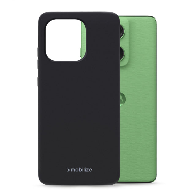 Mobilize Rubber Gelly Case Motorola Edge 60 Neo Matt Black