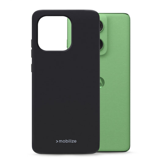 Mobilize Rubber Gelly Case Motorola Edge 60 Neo Matt Black