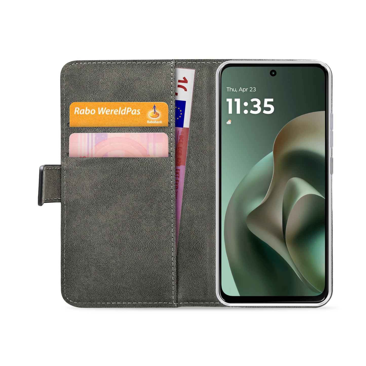 Mobilize Classic Gelly Wallet Book Case Motorola Moto G57 Power/G67 Power Black