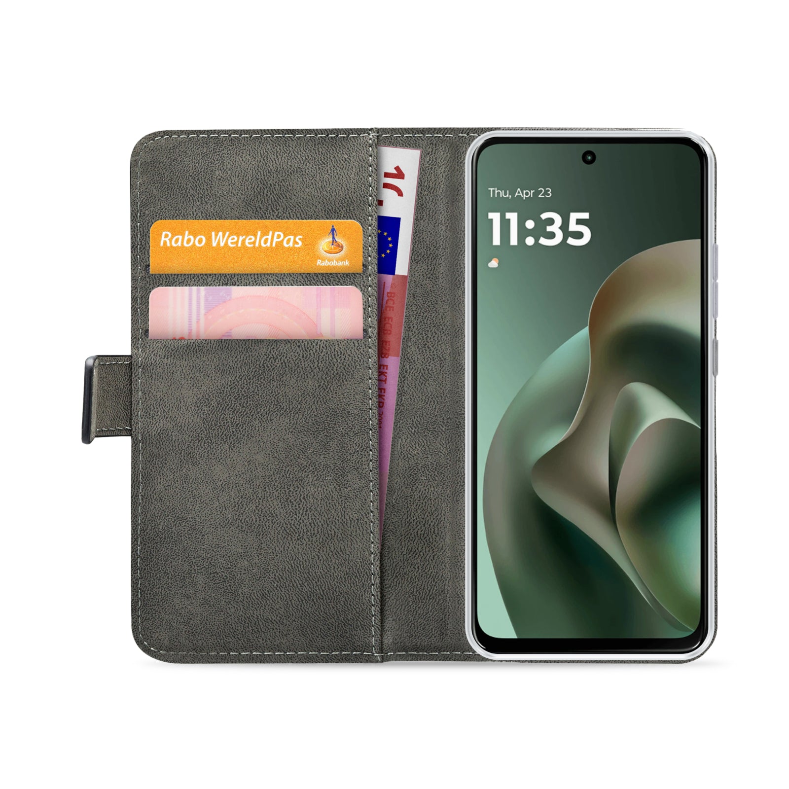 Mobilize Classic Gelly Wallet Book Case Motorola Moto G57 Power/G67 Power Black