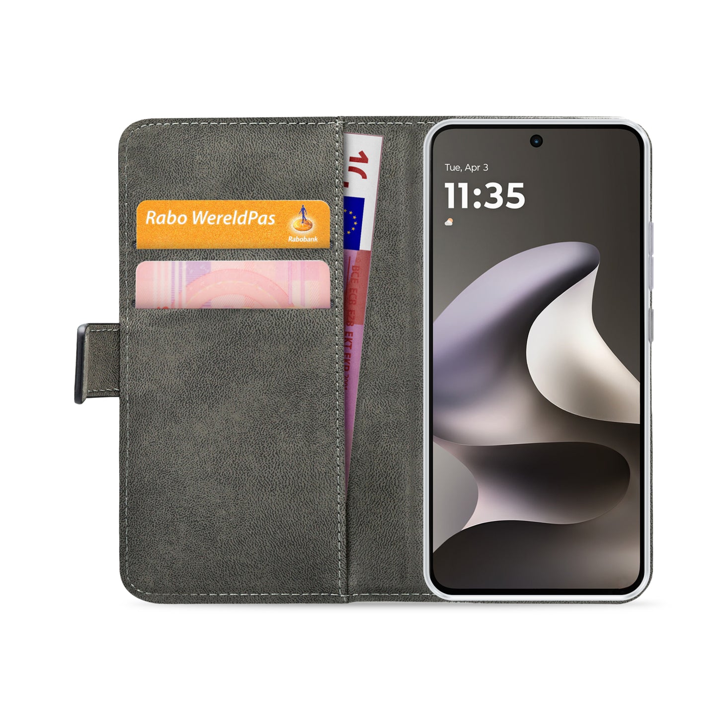 Mobilize Classic Gelly Wallet Book Case Motorola Moto G37 Power/G77 Power Black