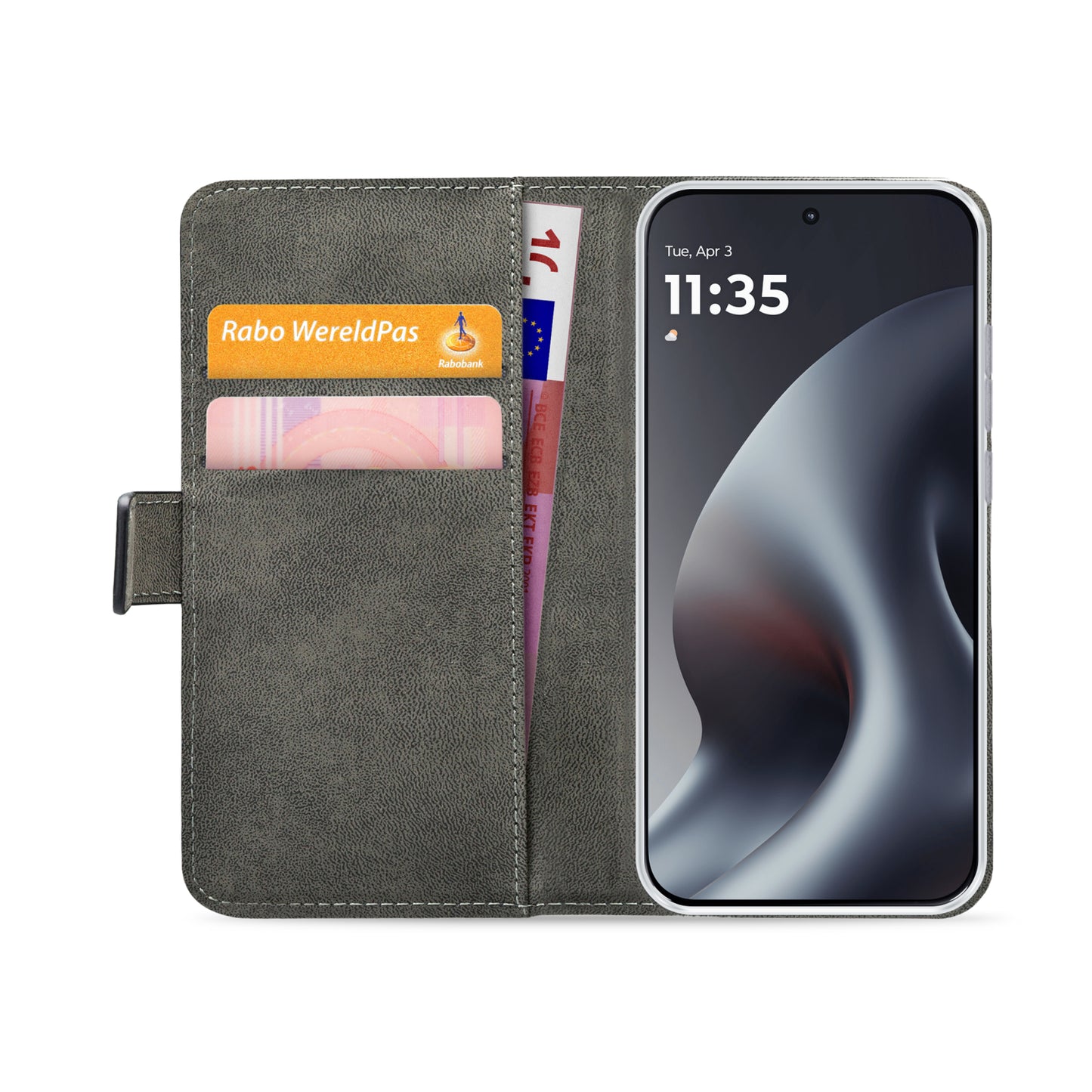 Mobilize Classic Gelly Wallet Book Case Motorola Moto G87 Black