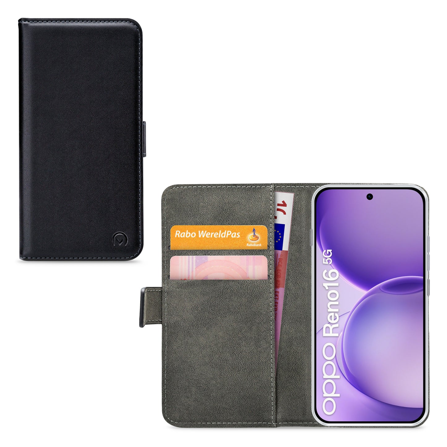 Mobilize Classic Gelly Wallet Book Case OPPO Reno16 5G Black