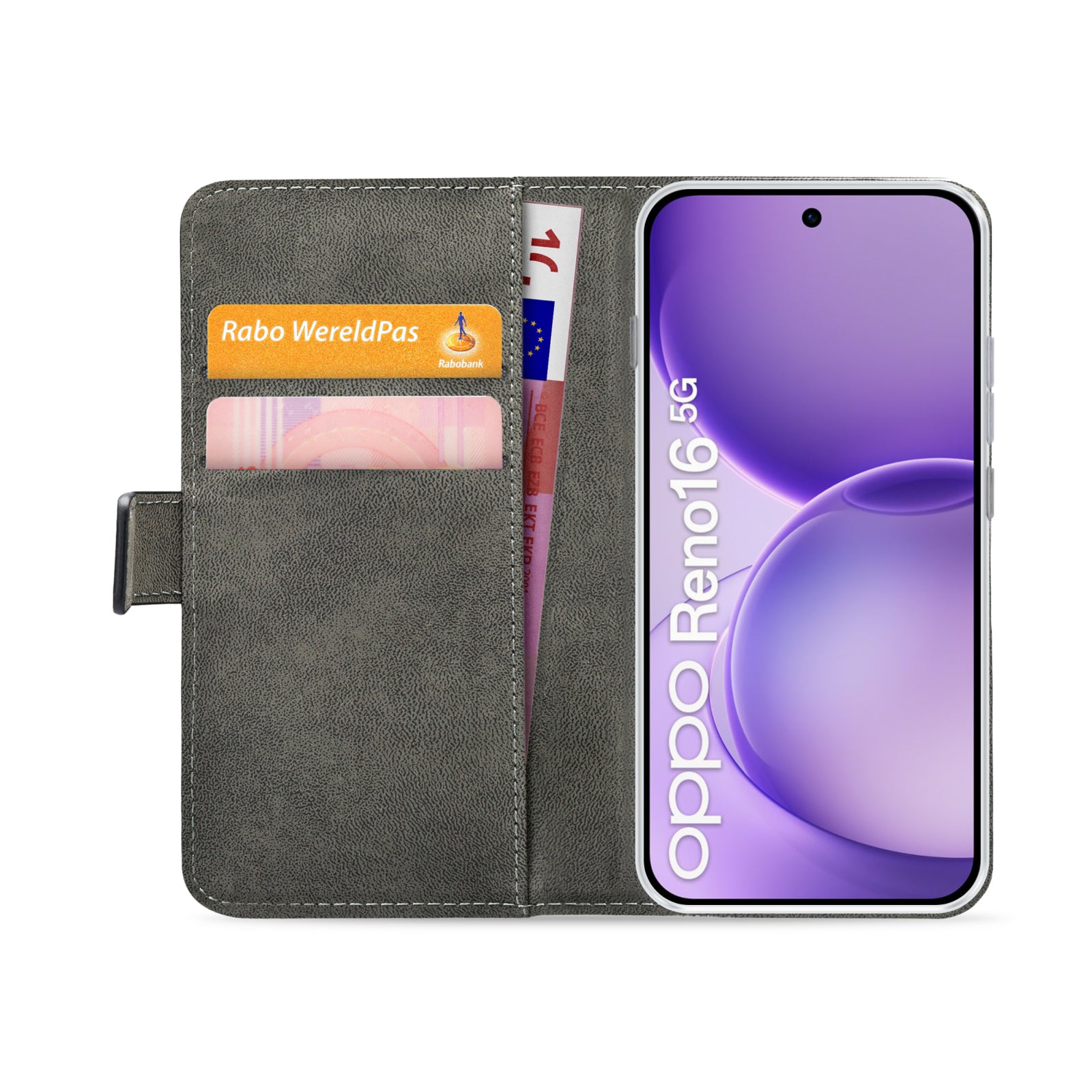 Mobilize Classic Gelly Wallet Book Case OPPO Reno16 5G Black